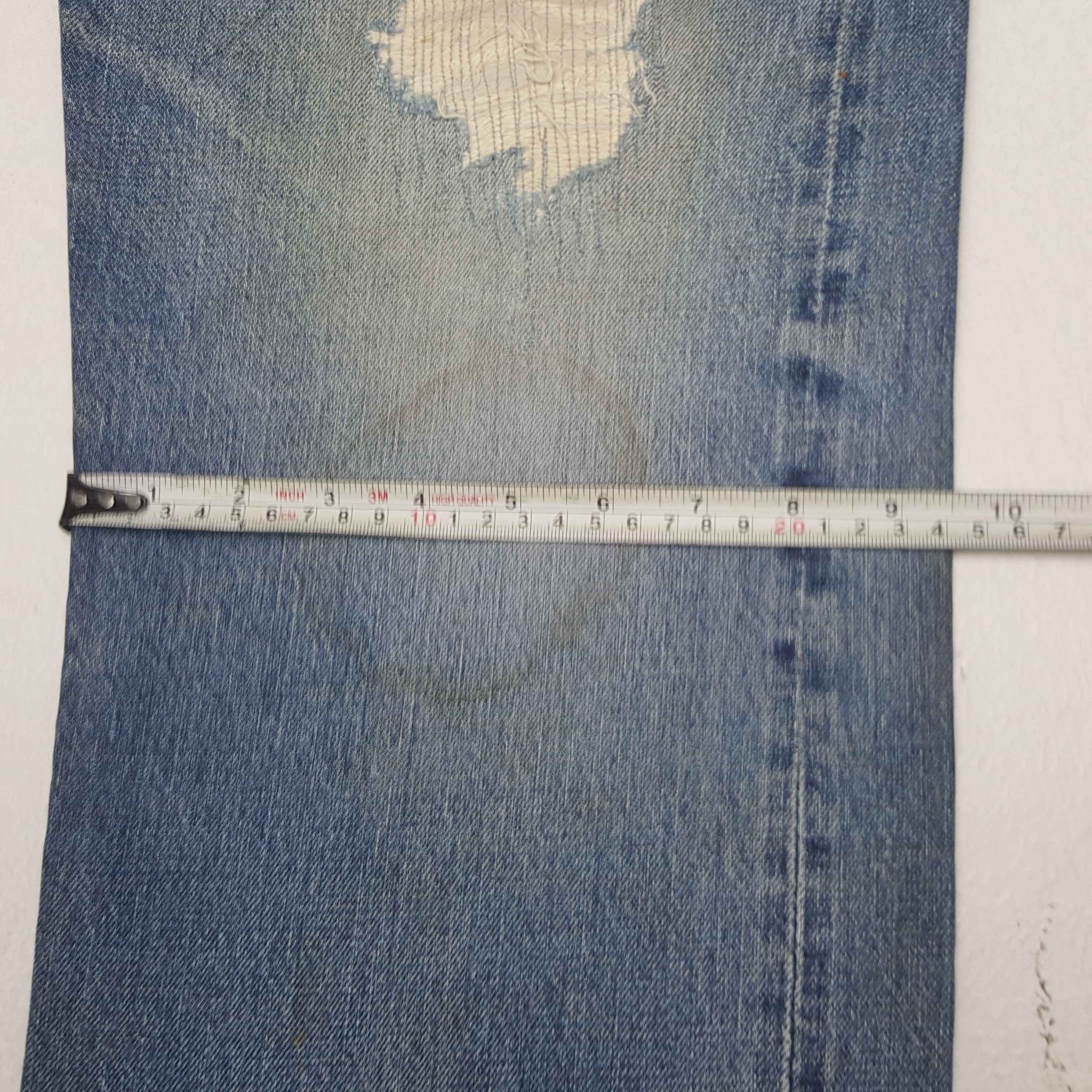 Levi's × Vintage Vintage Levi's Selvedge American Distressed Denim Jeans Size US 31 - 12 Thumbnail