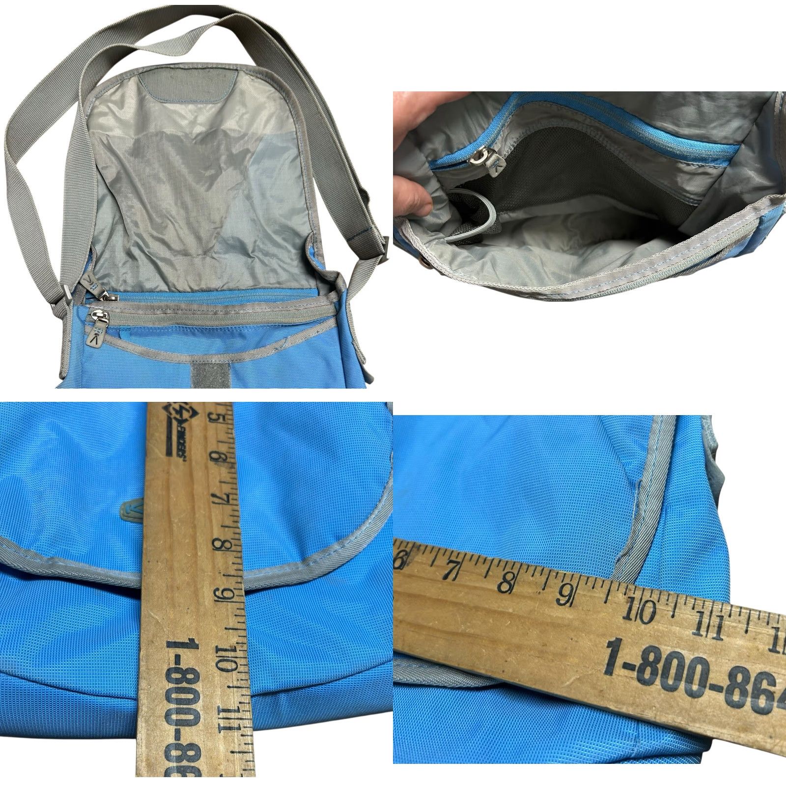 KEEN KEEN Travel Bag Crossbody Blue Outdoors Gorpcore Adjustable Strap Hiking Size ONE SIZE - 8 Thumbnail