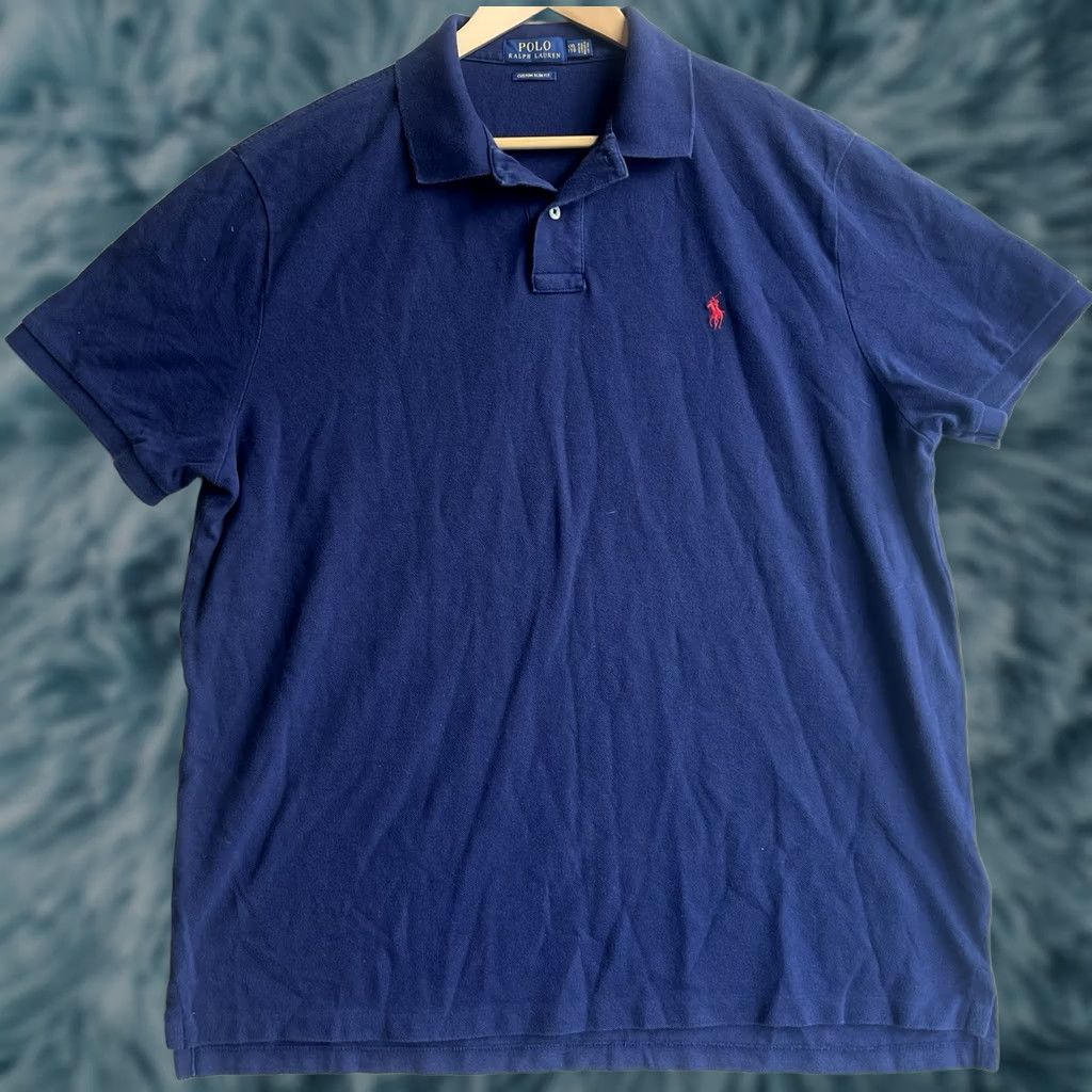 Ralph Lauren Polo Ralph Lauren Polo Shirt Short Sleeve Navy Blue 2XL Men’s XXL Polo Shirt Size US XXL / EU 58 / 5 - 1 Thumbnail