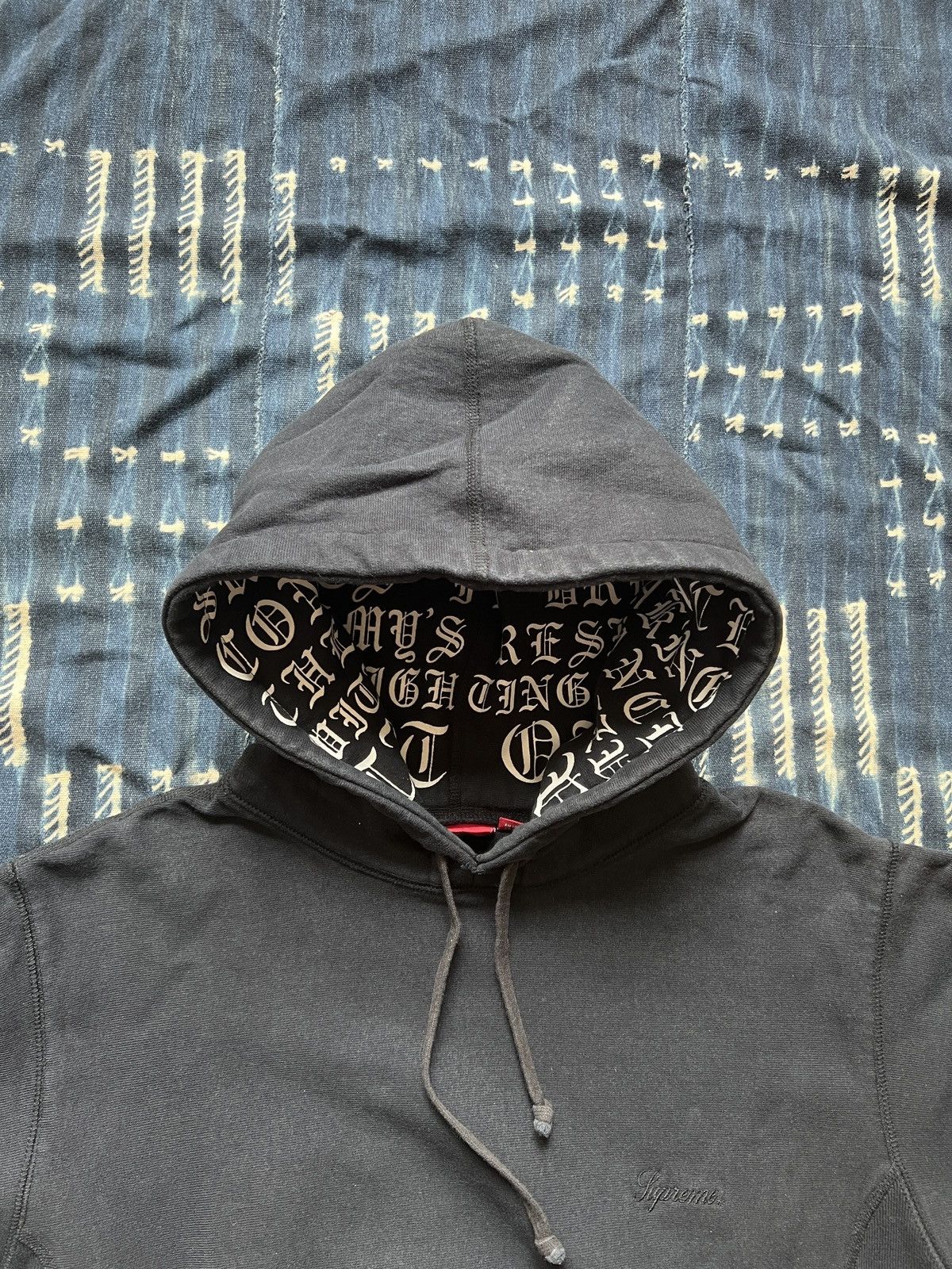 Supreme Supreme Archive FW05 Sun Tzu Old Script Hoodie Size US M / EU 48-50 / 2 - 3 Thumbnail