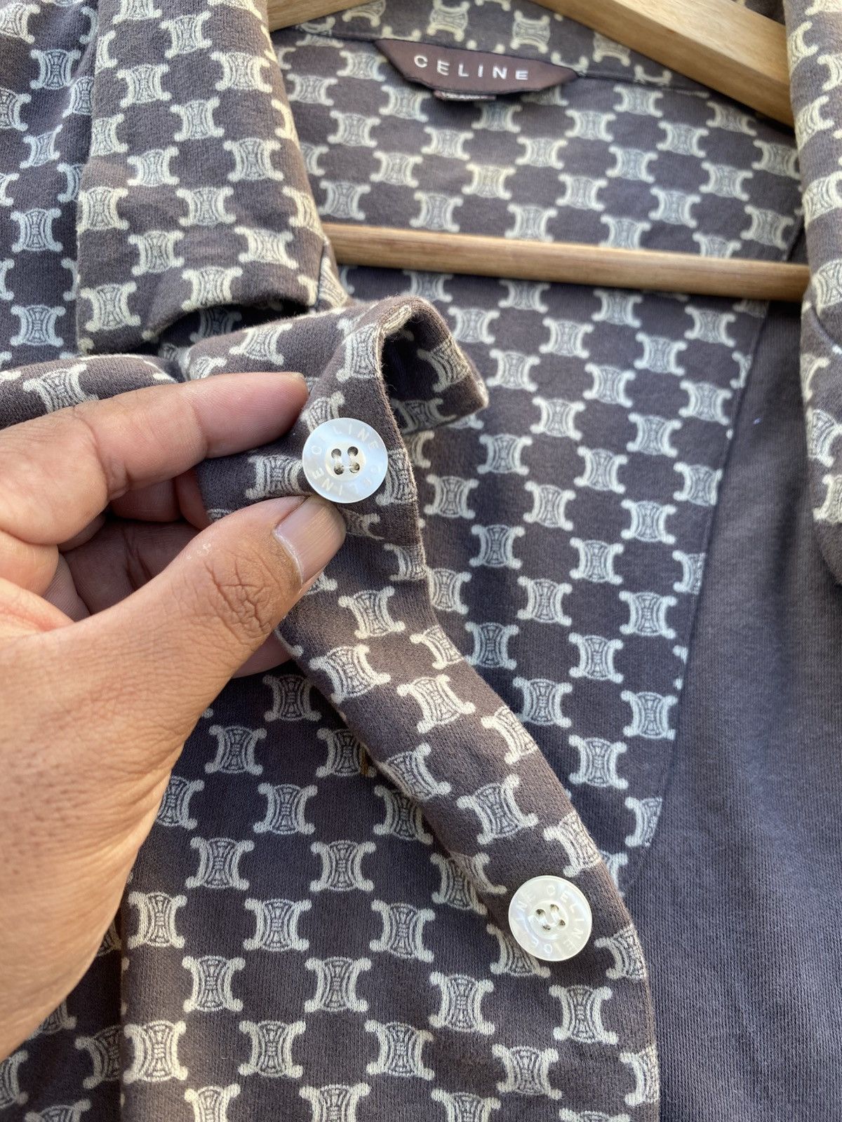 Celine Rare Vintage CELINE Monogram Pajamas Logos Size US L / EU 52-54 / 3 - 21 Thumbnail
