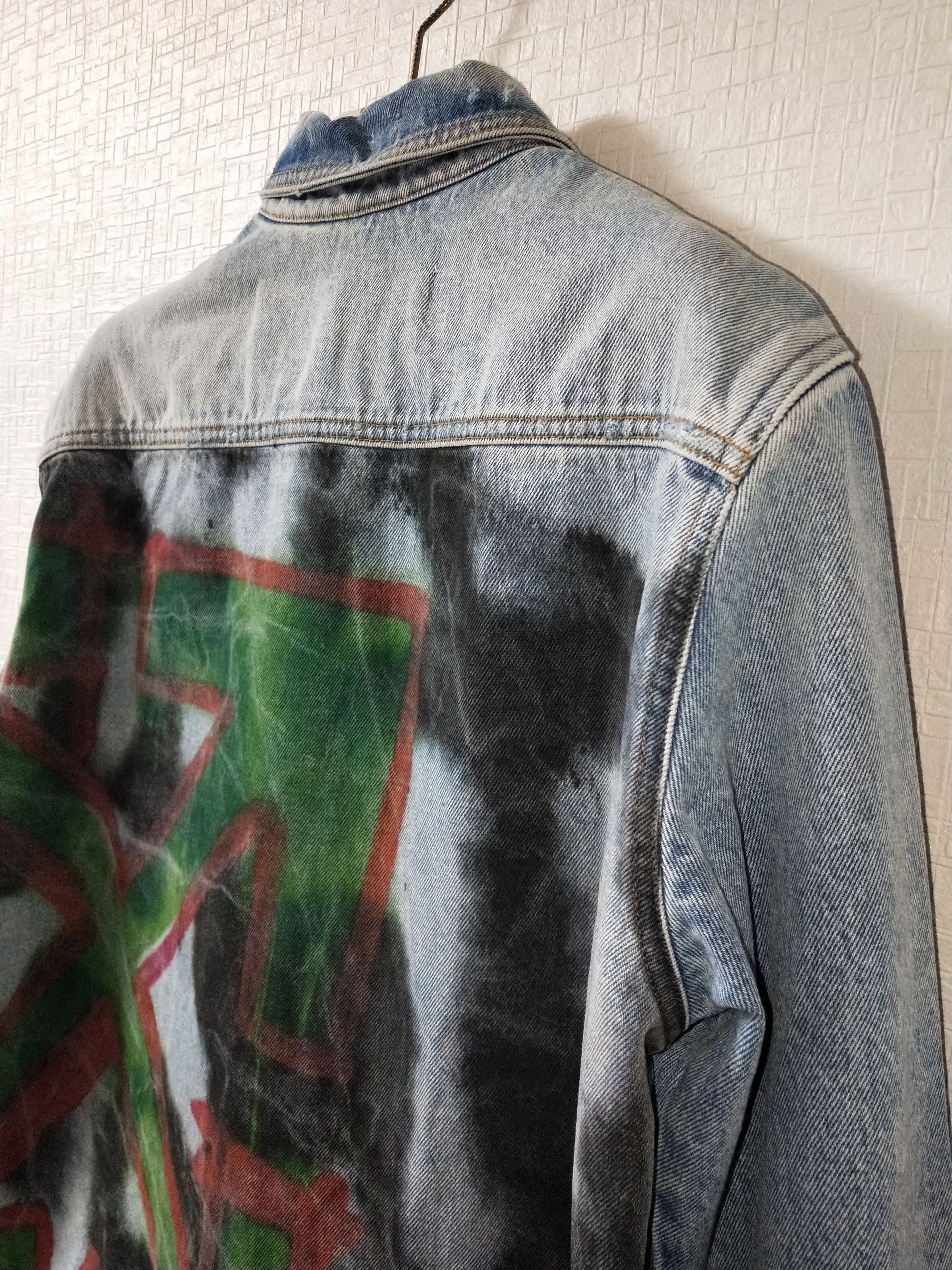 Off-White Doodle Arrow Denim Shirt Size US M / EU 48-50 / 2 - 3 Thumbnail