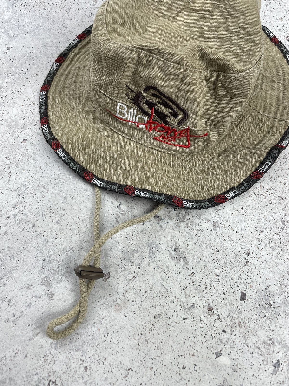 Billabong × Vintage Y2k Vintage Billabong Patchwork Japanese Bucket Hat Cap Size ONE SIZE - 5 Thumbnail