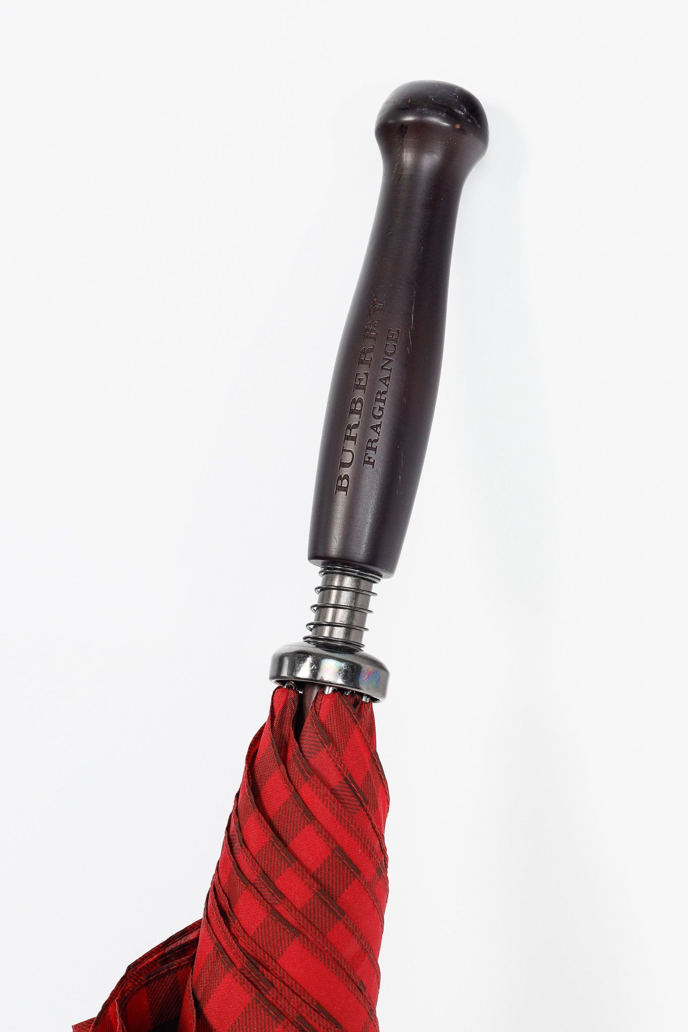 Burberry Burberry Red & Black Check Umbrella Size ONE SIZE - 4 Thumbnail