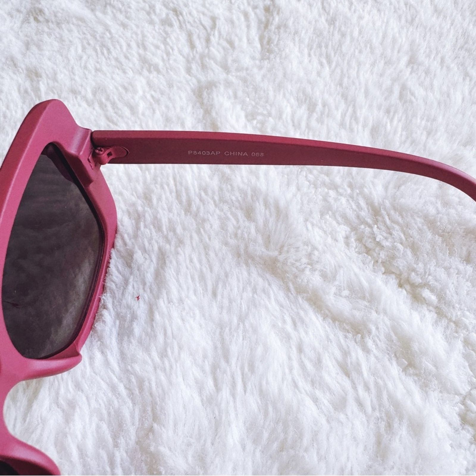 Other Eva Red Square-Framed Sunglasses Size ONE SIZE - 5 Thumbnail
