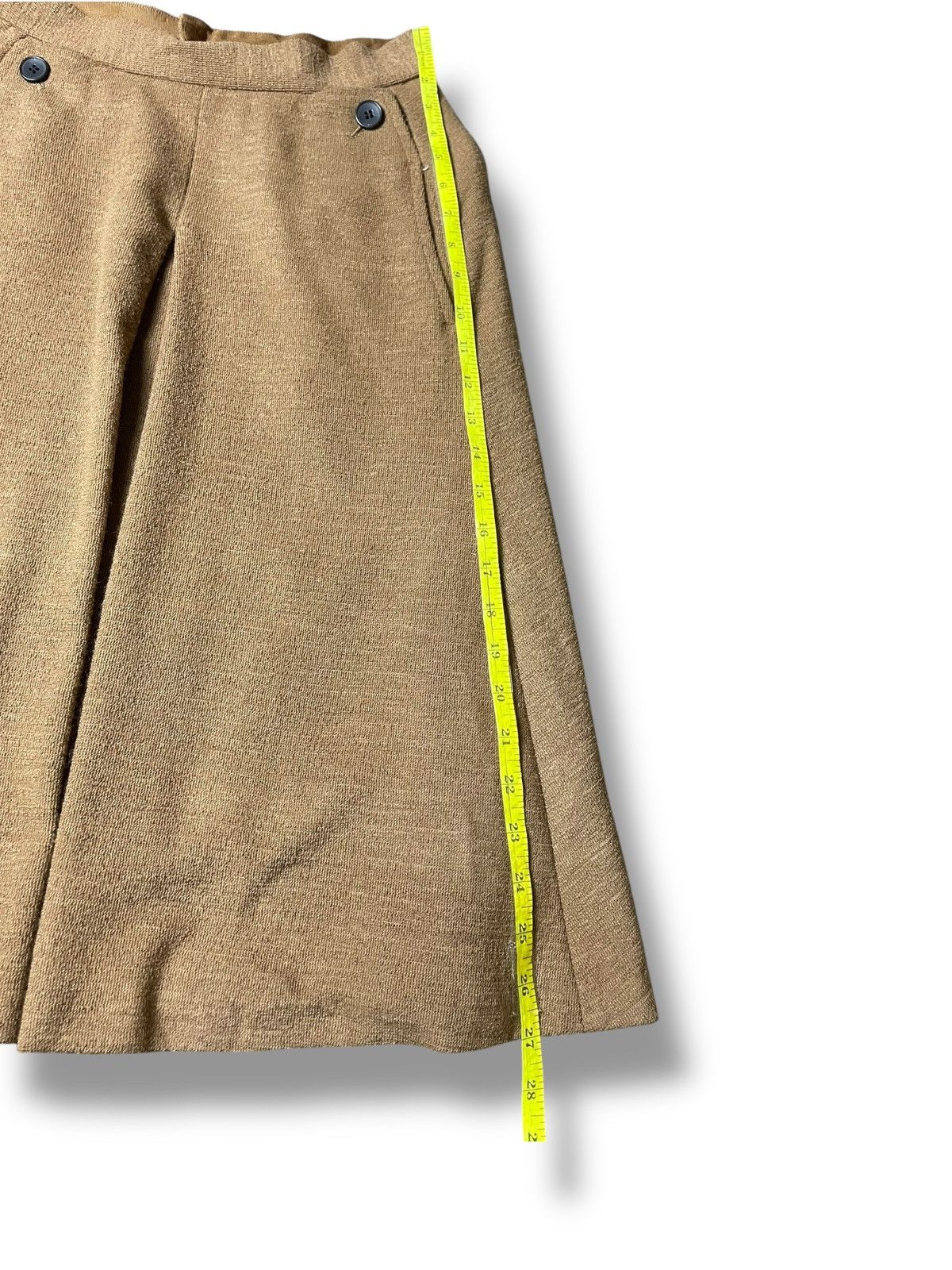 Japanese Brand × Vintage INED Japanese Brand Wool MIDI Skirt (93) Size 24" / US 00 / IT 34 - 6 Thumbnail