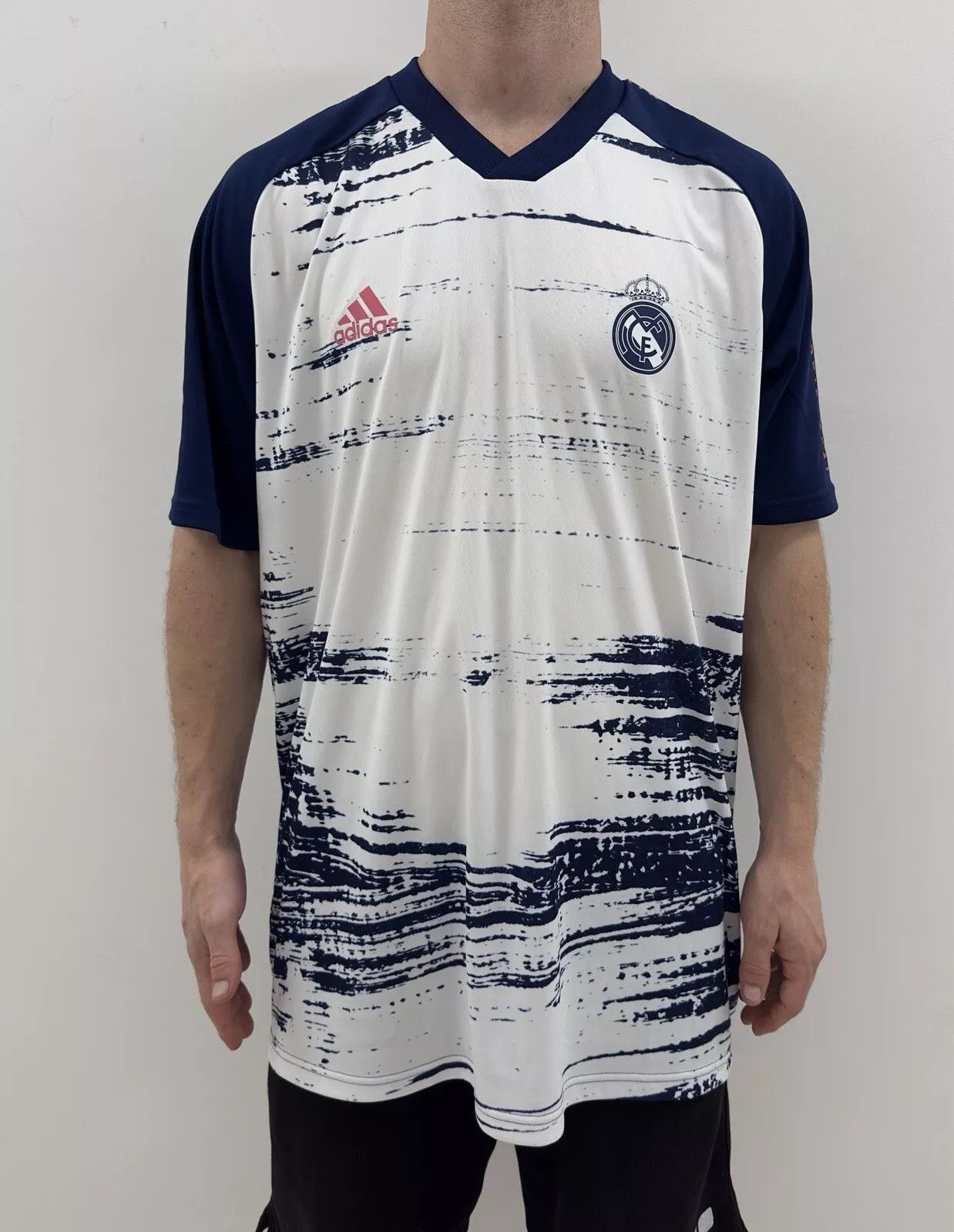 Adidas Real Madrid 2020 Pre Match Jersey Shirt Soccer Adidas Mens Size US XL / EU 56 / 4 - 1 Thumbnail