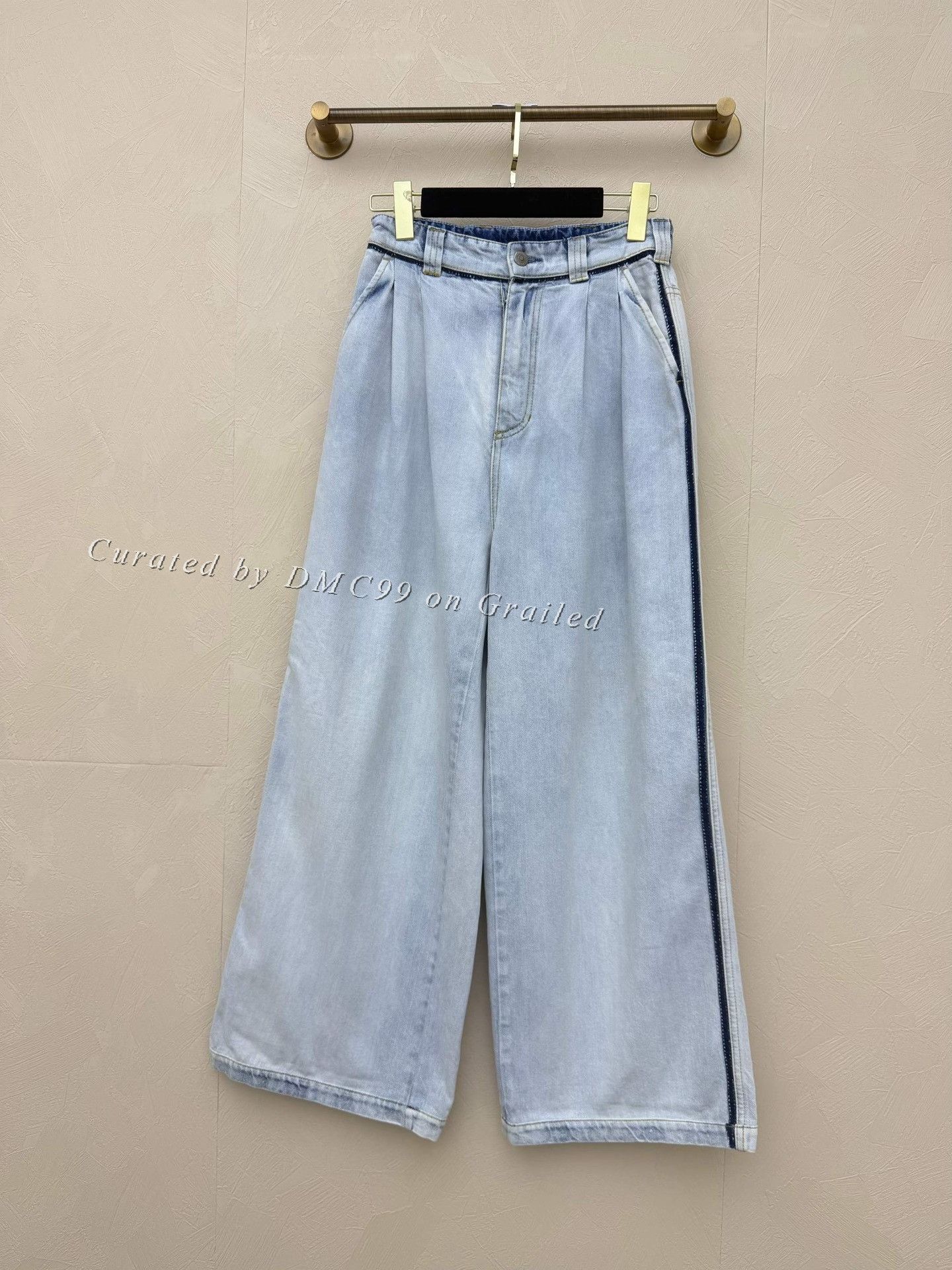 Maison Margiela Maison Margiela Straight Wide-Leg Jeans Size 34" / US 12 / IT 48 - 1 Thumbnail