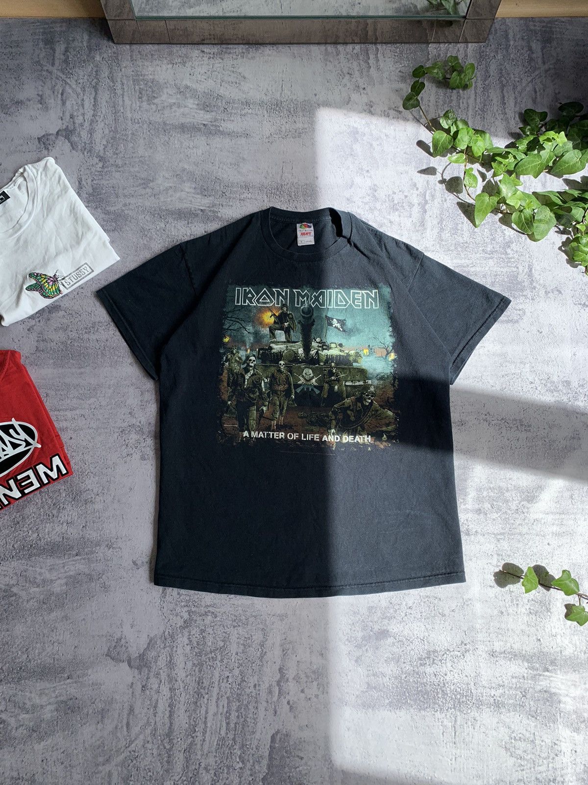 Band Tees × Iron Maiden × Vintage 2006 Iron Maiden A Matter of Life And Death Tour T-Shirt Size US XL / EU 56 / 4 - 1 Thumbnail