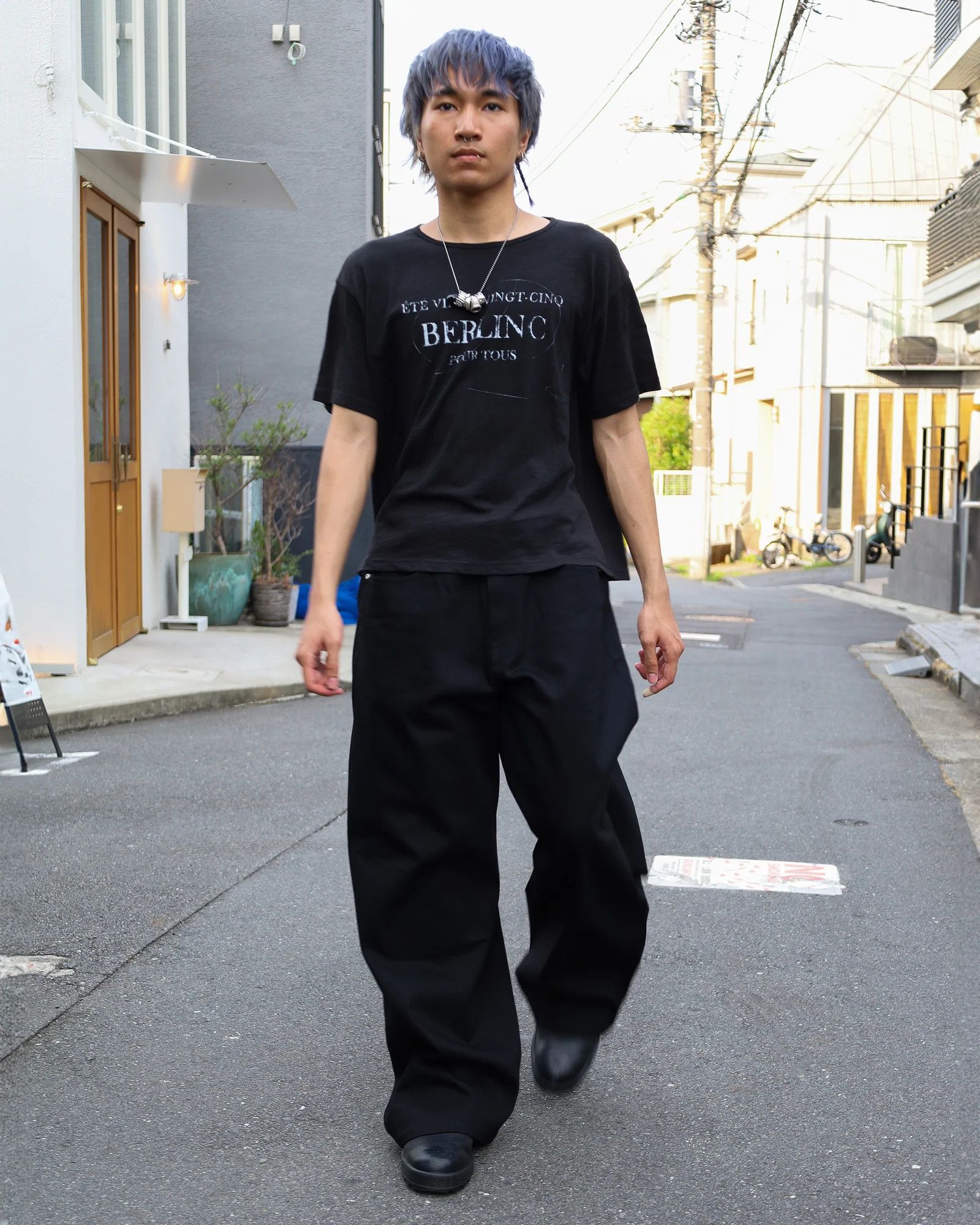 Other Berlin Inc Japanese Selvedge Wide-Leg Baggy Denim - Black Size US 34 / EU 50 - 12 Thumbnail