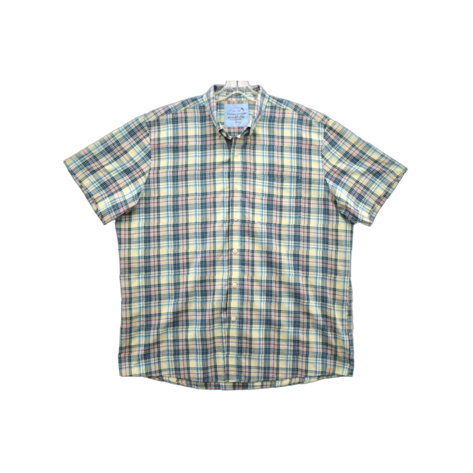Born Saddlebred Born Southern Shirt Men's XL Multicolor Plaid Preppy Vacation Shirt Size US XL / EU 56 / 4 - 1 Thumbnail