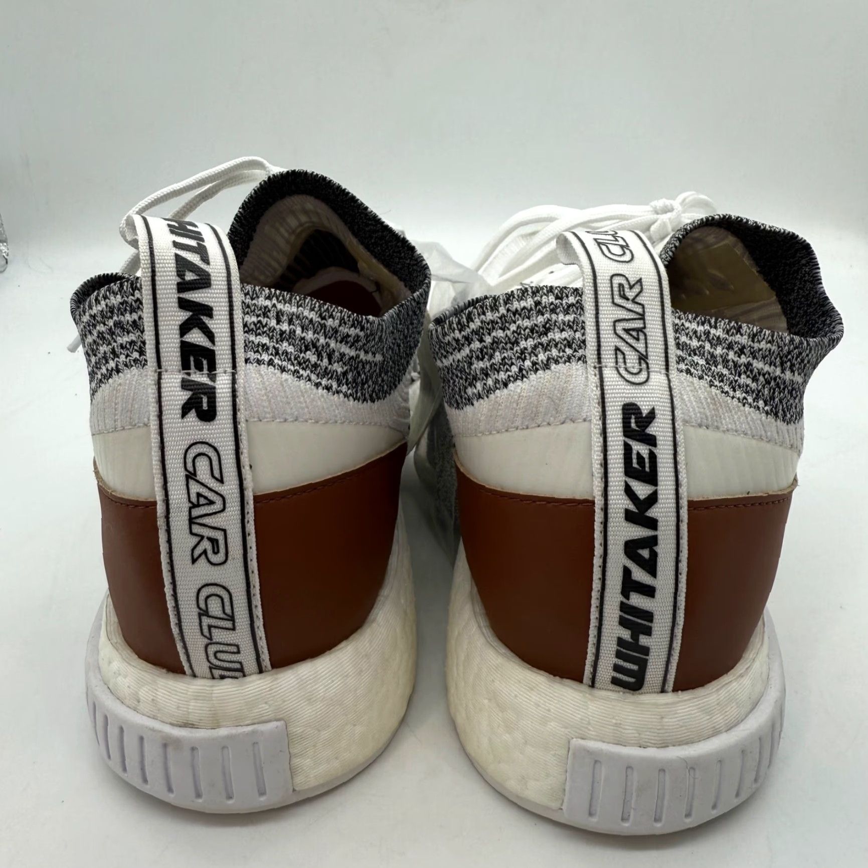Adidas Adidas Mens White X NMD Racer Sneakers Lace Up Sz 11.5 Monaco White Sneakers Mens Shoes Size US 12 / EU 45 - 4 Thumbnail