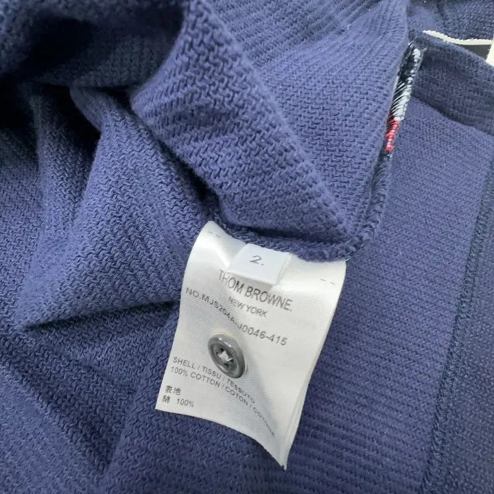 Thom Browne Thom Browne Navy Striped Short Sleeve T-Shirt -2507 Size US M / EU 48-50 / 2 - 5 Thumbnail
