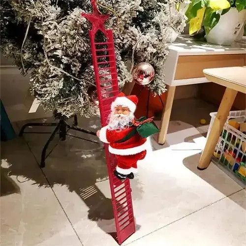 Japanese Brand Electric Climbing Ladder Music Santa Claus Christmas Size ONE SIZE - 1 Thumbnail