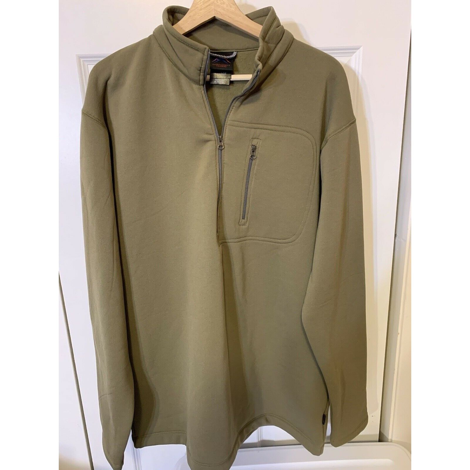 Other Narragansett Men’s Sz XL Pullover Olive 1/4 Zip Long Sleeve Size US XL / EU 56 / 4 - 3 Thumbnail