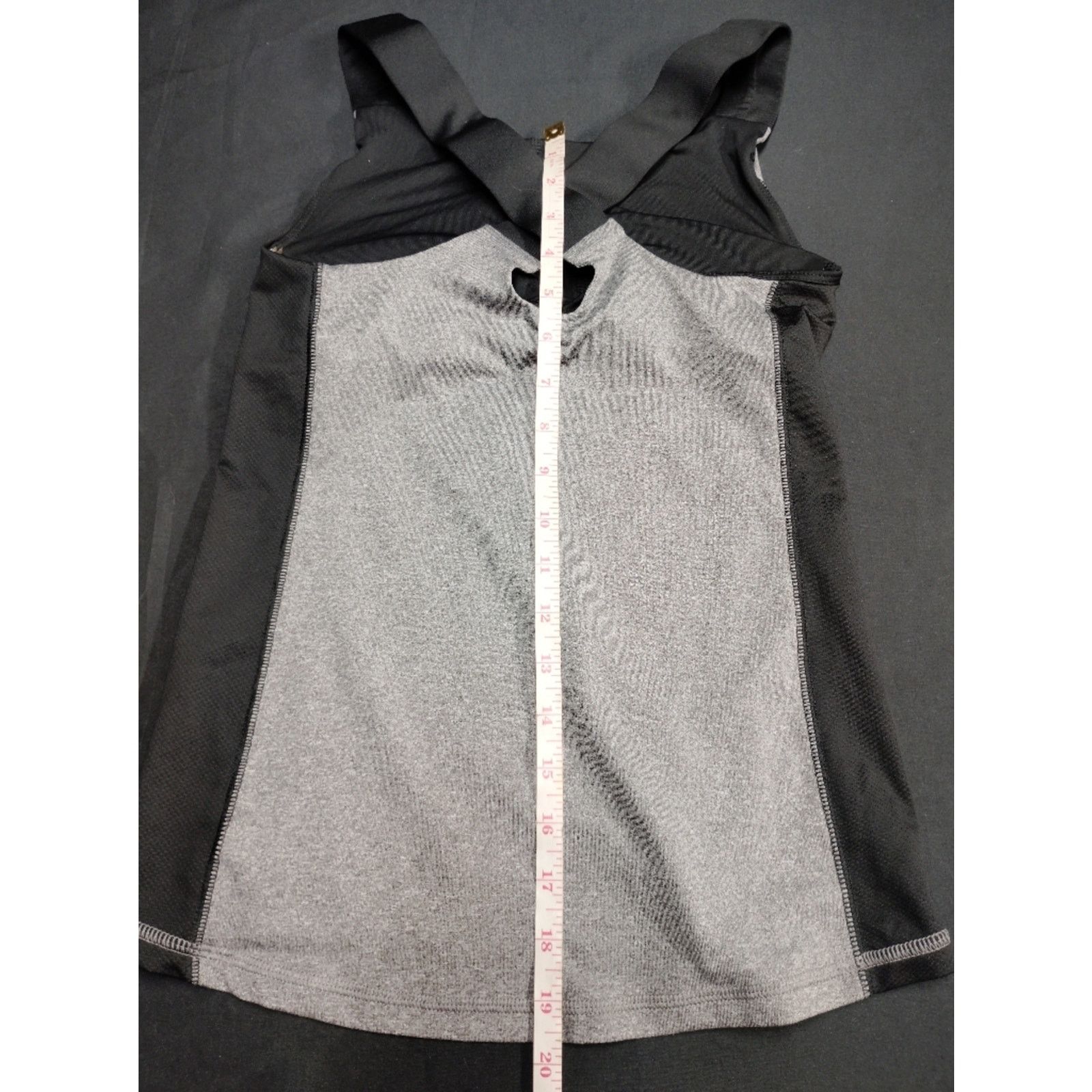 Champion Champion Gray Athletic Tank Top with Black Side Panels Size XS / US 0-2 / IT 36-38 - 7 Thumbnail