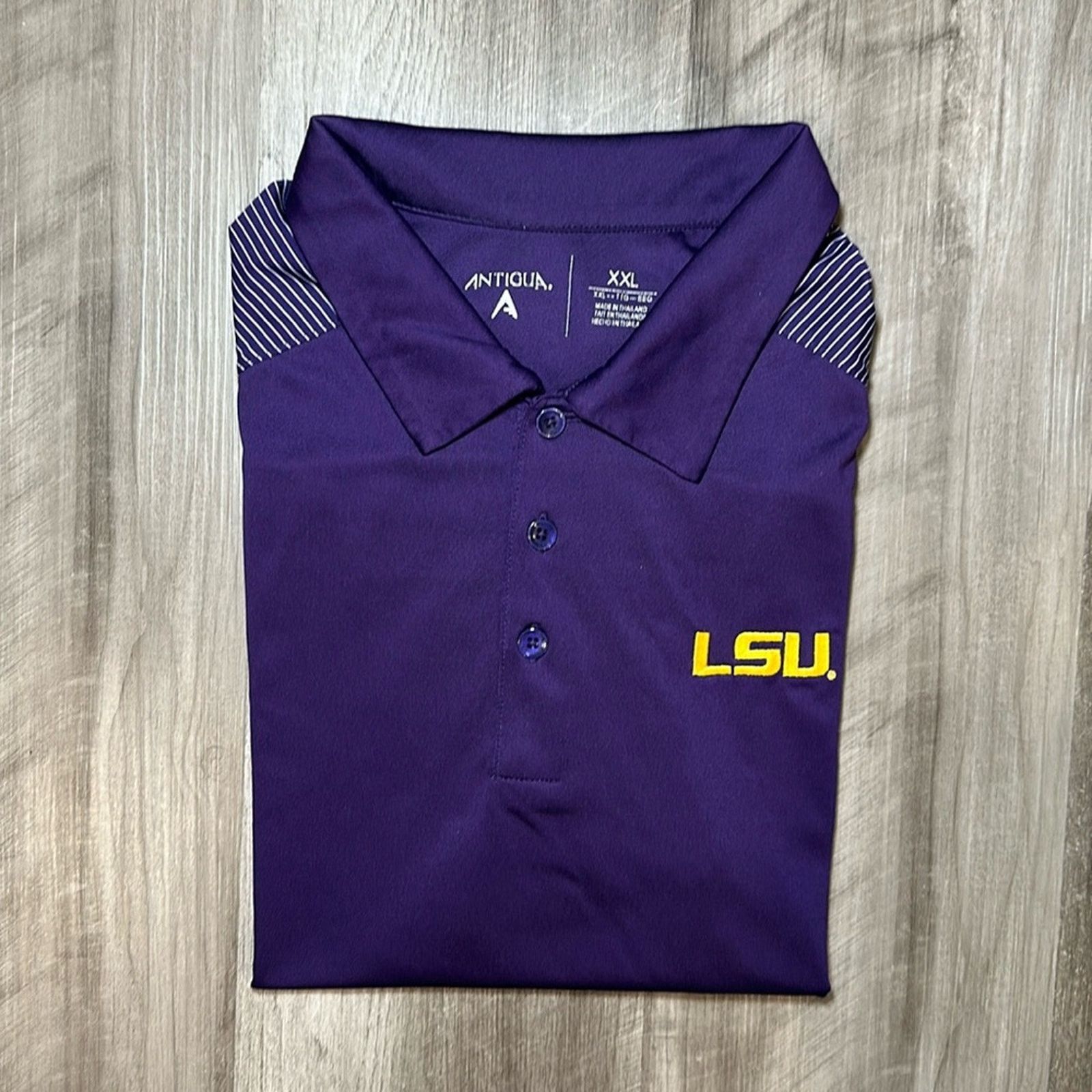 Antigua LSU Tigers Antigua Polo - 2XL Size US XXL / EU 58 / 5 - 1 Thumbnail