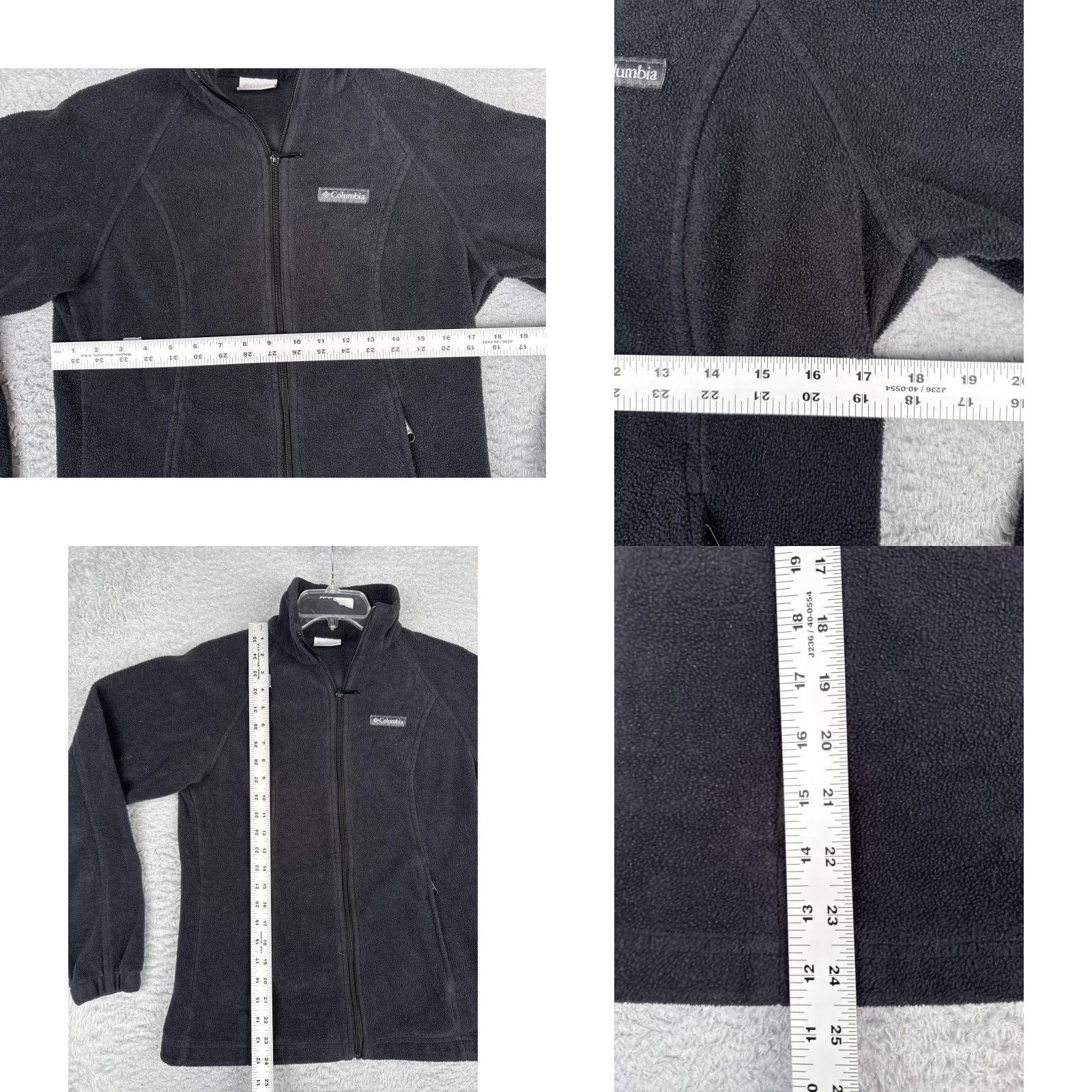 Vintage Columbia Jacket Womens S Black Fleece Full Zip Benton Springs Outdoor Warm Size S / US 4 / IT 40 - 8 Thumbnail