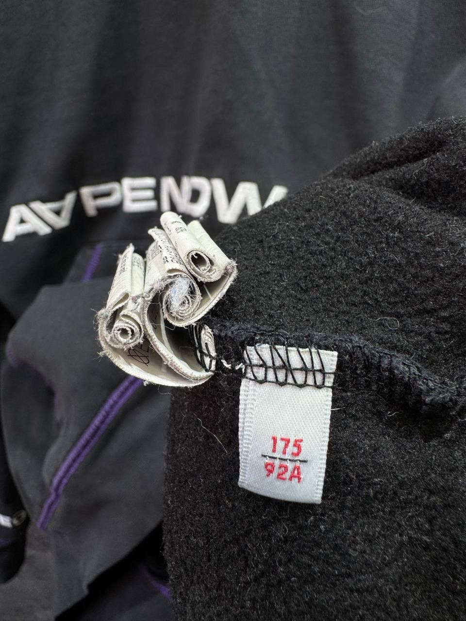 Aape AAPE by A Bathing Ape Black Contrast Stitch Logo Black Hood Size US M / EU 48-50 / 2 - 11 Thumbnail
