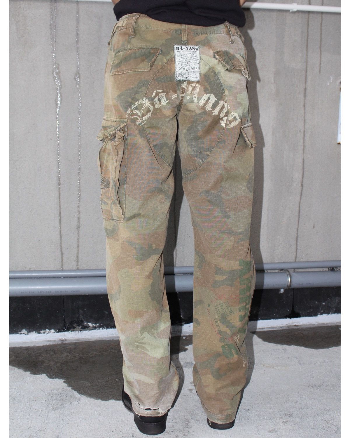 Hysteric Glamour 2000S DÂ-NANG CAMO DYED CARGO PANTS Size US 30 / EU 46 - 3 Thumbnail