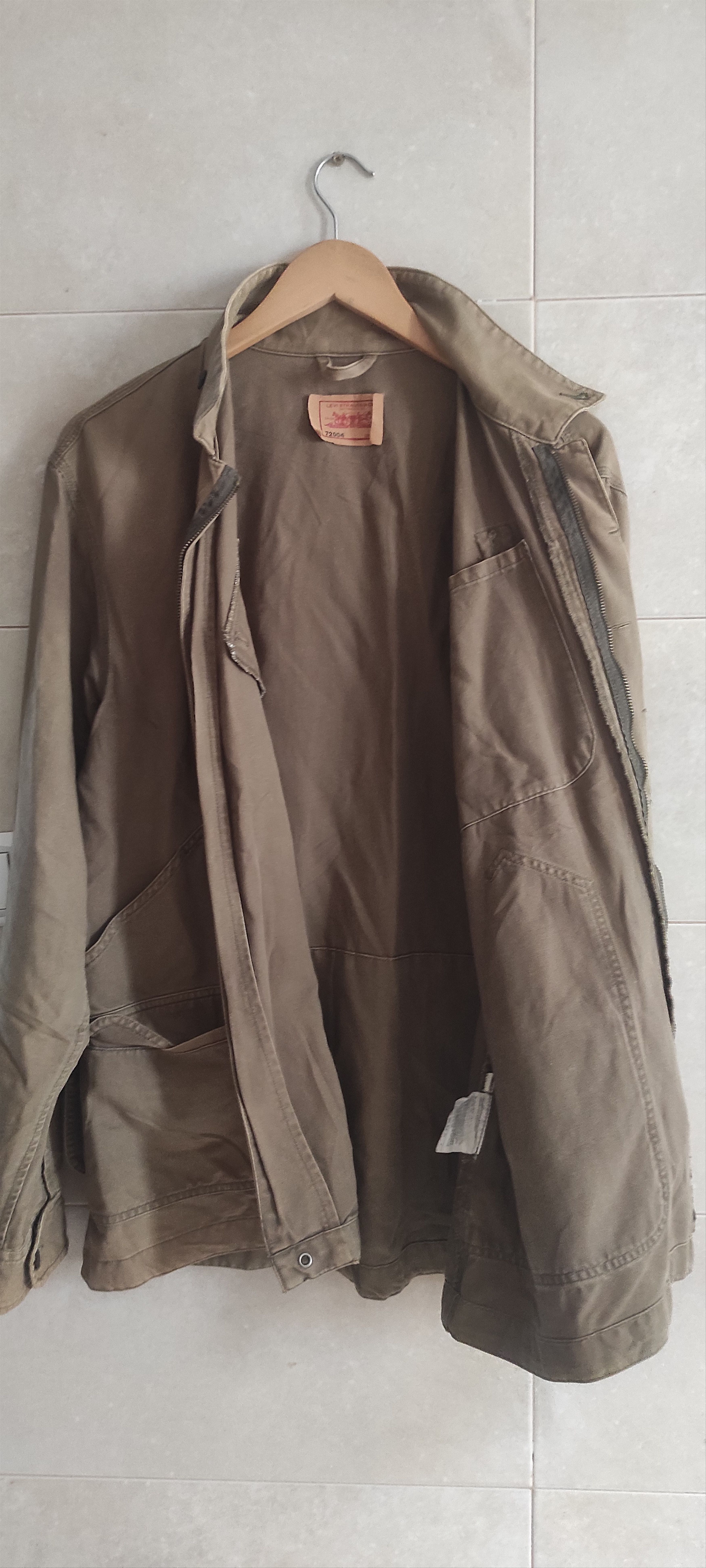 Levi's × Levi's Vintage Clothing Mens Levis Strauss and Co 1155 Battery Street Khaki Jacket Size US M / EU 48-50 / 2 - 7 Thumbnail