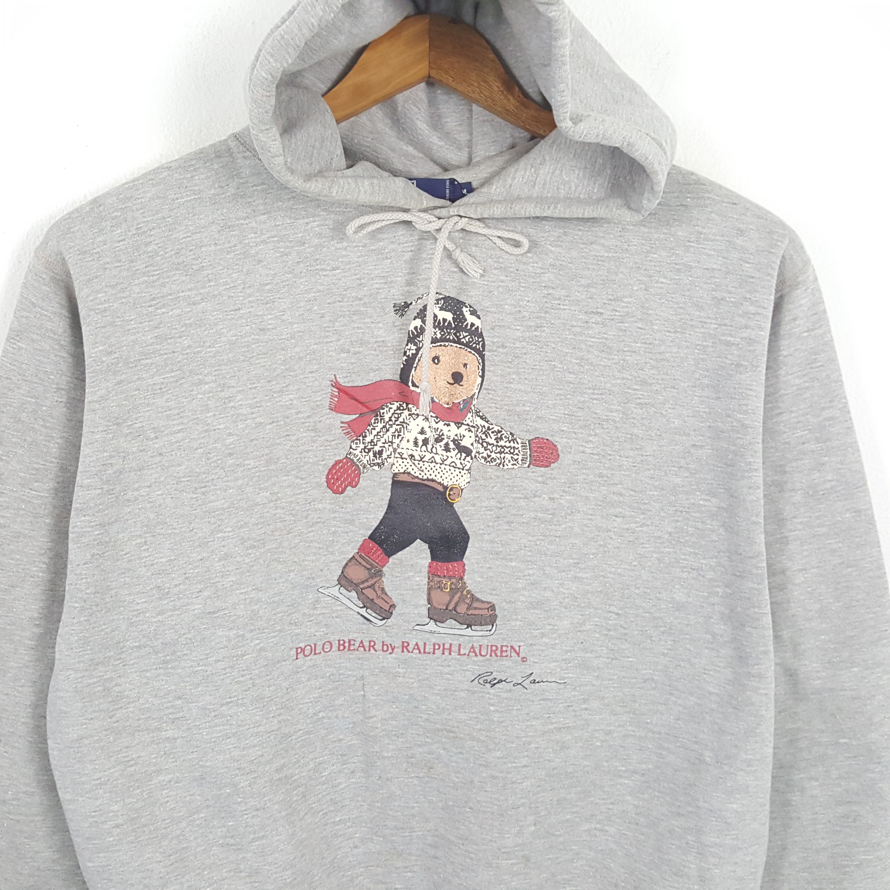 Polo Ralph Lauren × Vintage Vintage POLO BEAR by RALPH LAUREN Fashion Brand Hoodies Size US L / EU 52-54 / 3 - 2 Thumbnail