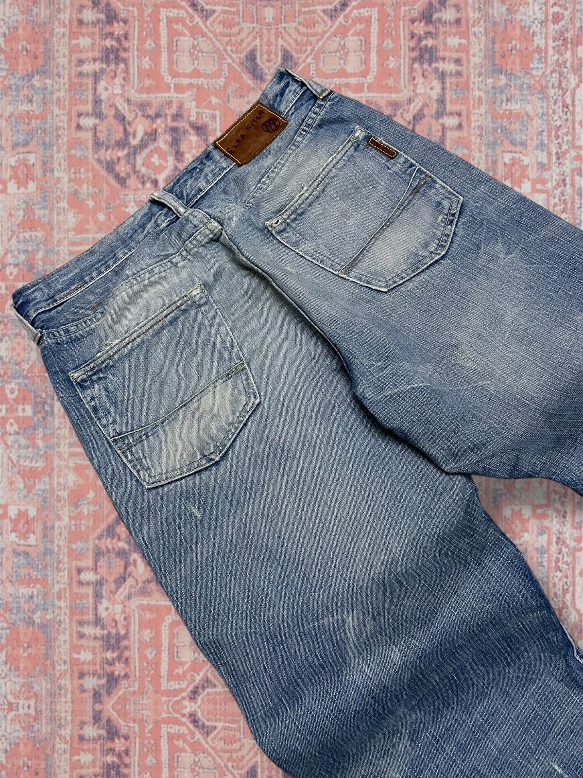 Japanese Brand Vintage Rare 1990s Designer Japan Ezra Fitch Mudwash Flared Size US 30 / EU 46 - 14 Thumbnail