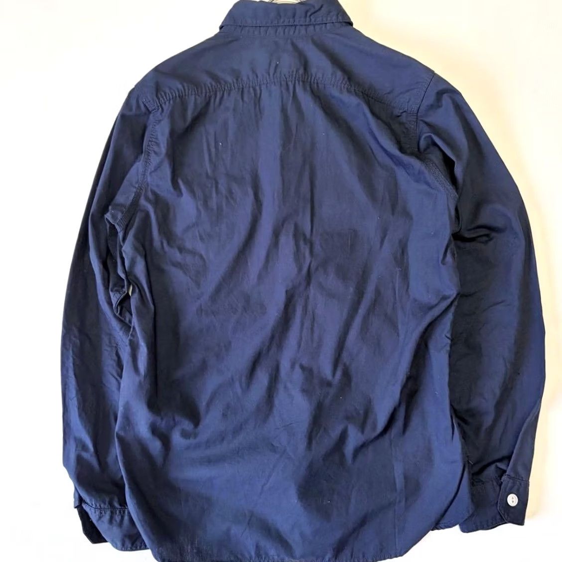 Engineered Garments Engineered Garments Work Shirt Navy Cotton Long Sleeve Size 1 Men's Pre-owned Size US S / EU 44-46 / 1 - 7 Thumbnail