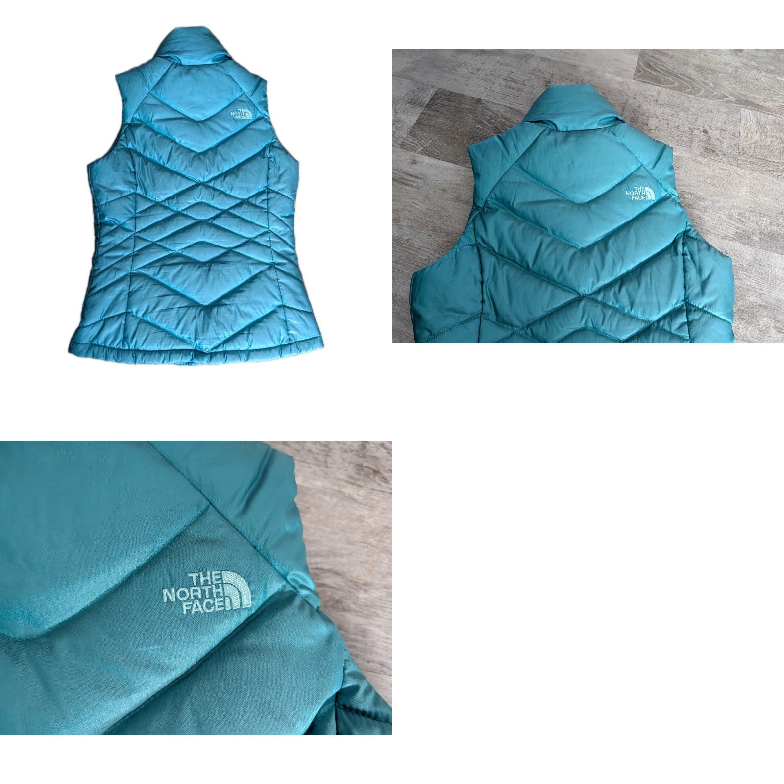 The North Face The North Face Aconcagua Full Zip 550 Down Puffer Vest Jacket Coat Women S Blue Size S / US 4 / IT 40 - 10 Thumbnail