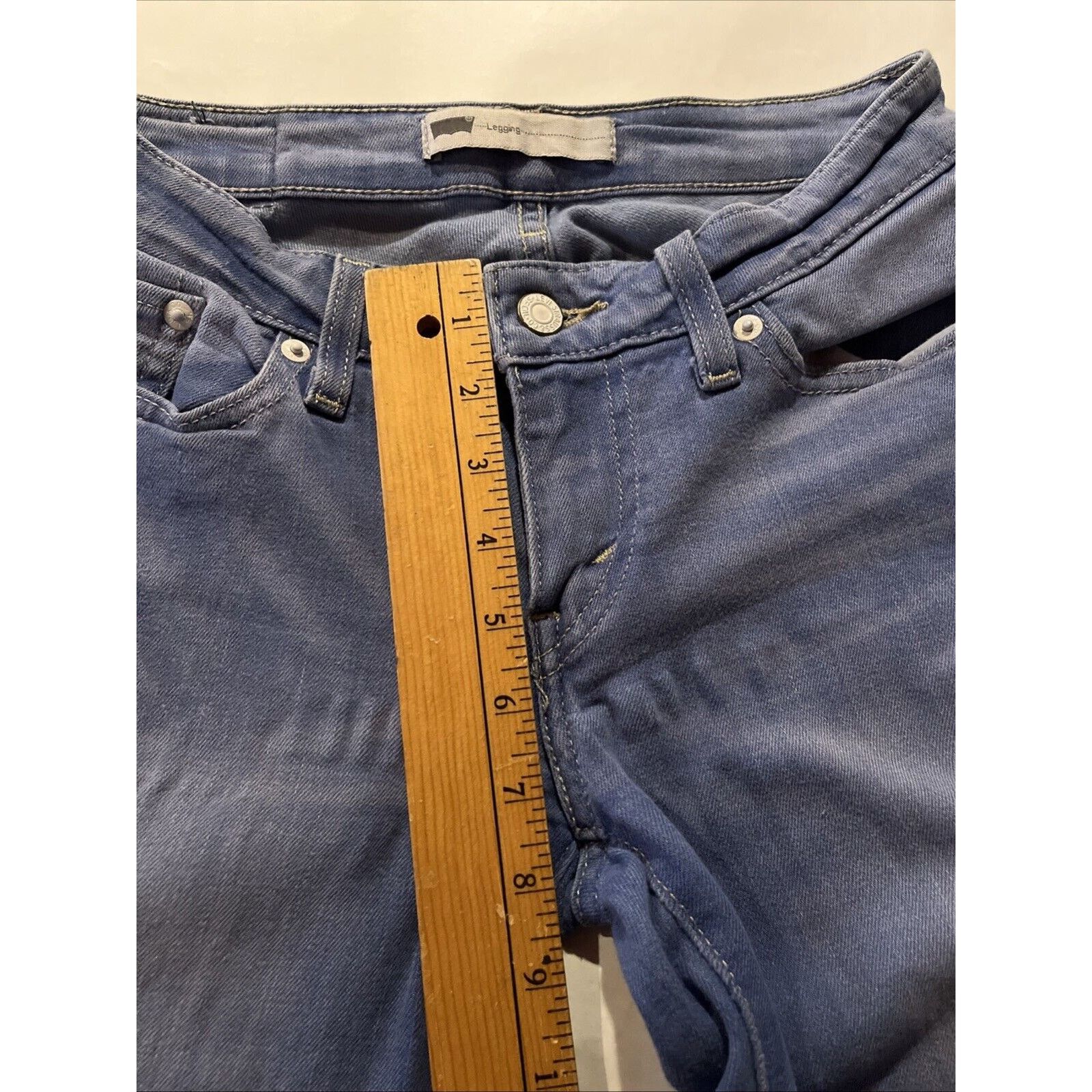 Levi's Levi’s Signature Totally Shaping Legging Blue Women’s 26x29 Size 26" / US 2 / IT 38 - 6 Thumbnail