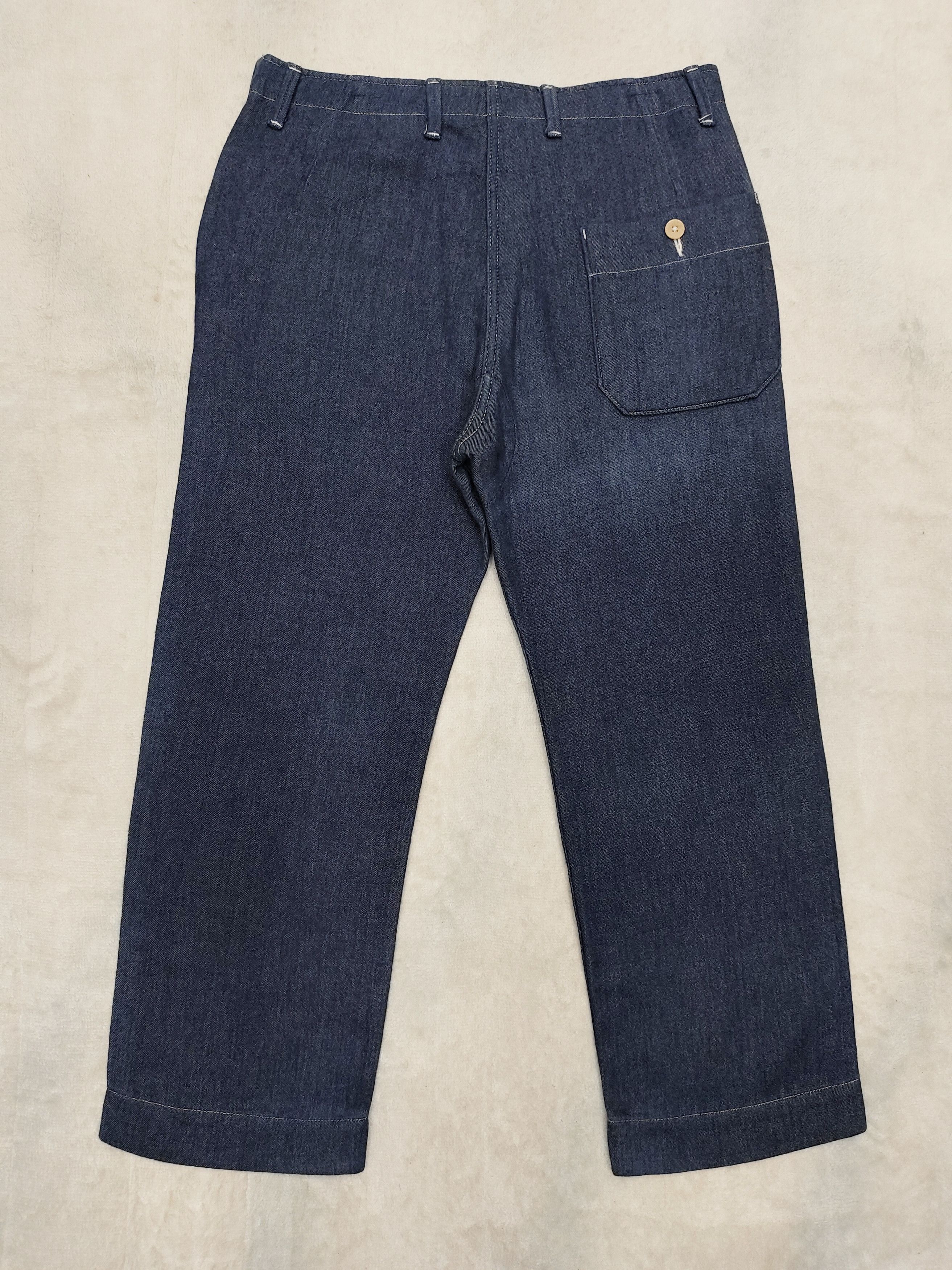 Hiroshi Kato Hiroshi Kato- Minimal Worker Sailor Inspired Utility Pants Size US 34 / EU 50 - 5 Thumbnail
