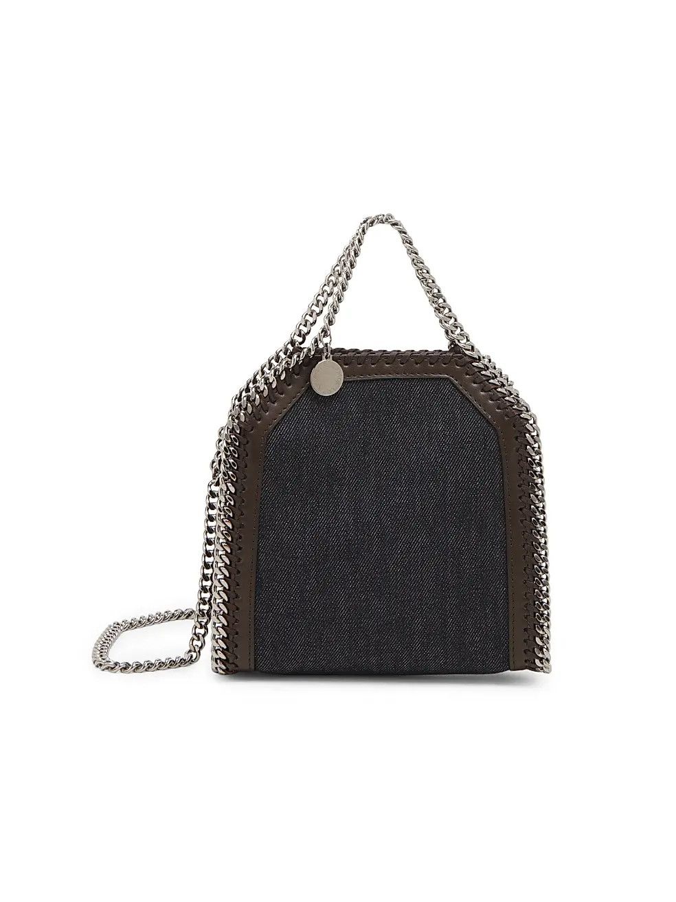 Stella McCartney os11x1225 Size: OS / Tiny Falabella Denim Shoulder Bag Blue Size ONE SIZE - 1 Thumbnail