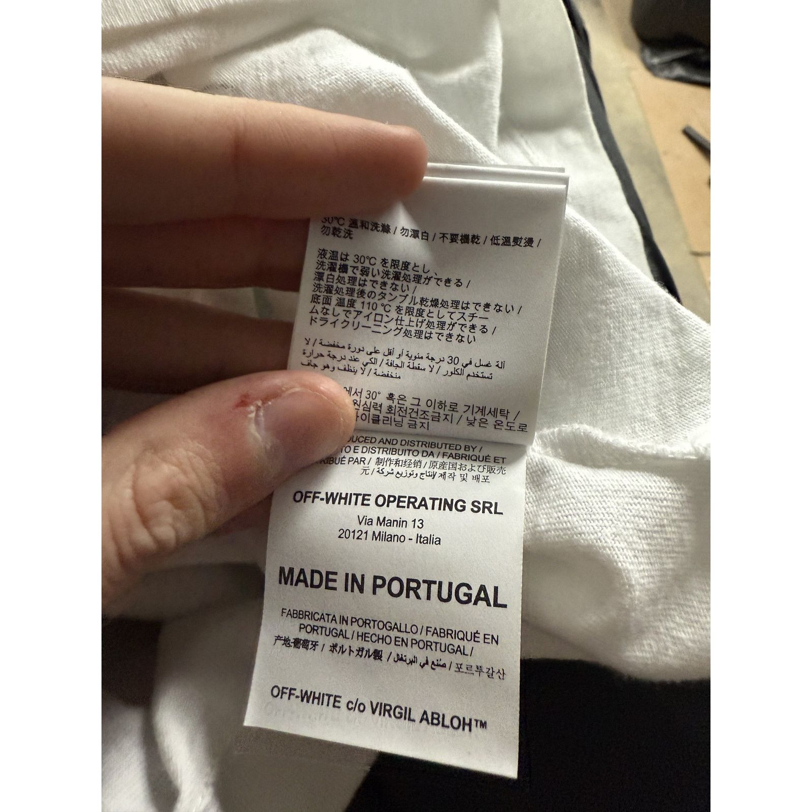 Off-White Off White LS White Black Used XXS Size US XXS / EU 40 - 7 Thumbnail