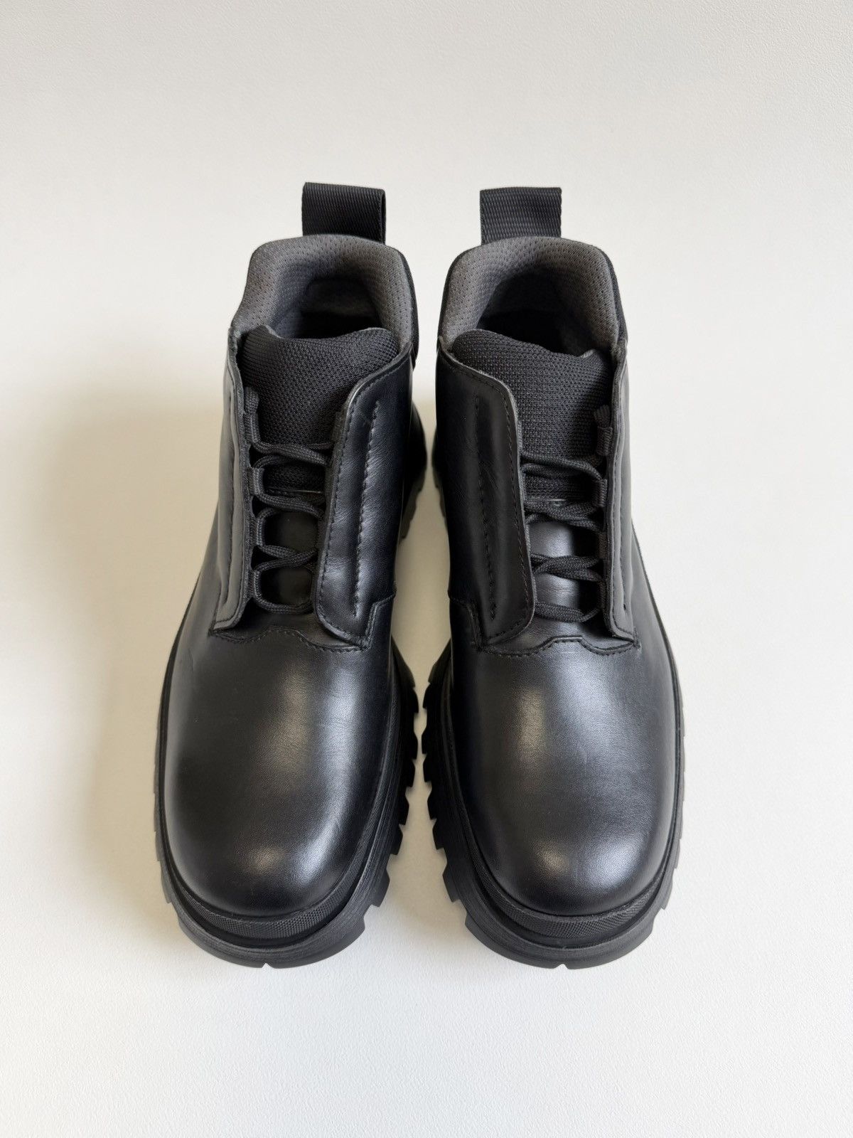 Prada OG Black Leather ‘Brixxen’ Chukka Boots Size US 8.5 / EU 41-42 - 3 Thumbnail