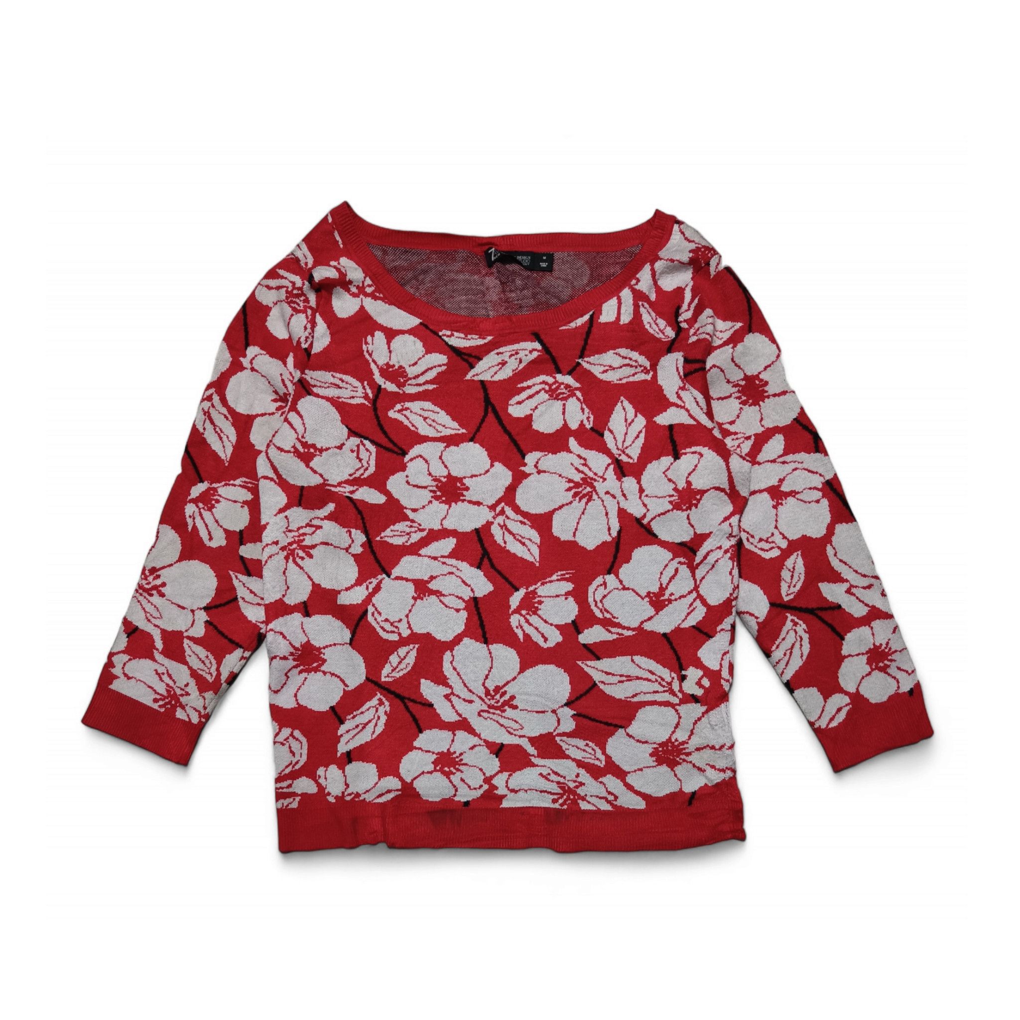 Other Vintage 90s 7th AVENUE Women's Floral Motifs Knit Sweater Size M / US 6-8 / IT 42-44 - 1 Thumbnail