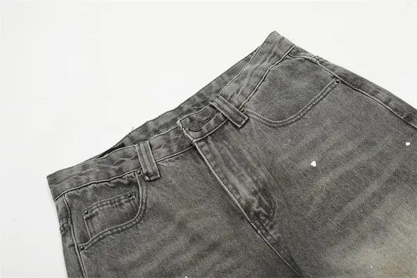 Japanese Brand VIBE Men's punk distressed washed gradient jeans y2k Size US 32 / EU 48 - 4 Thumbnail