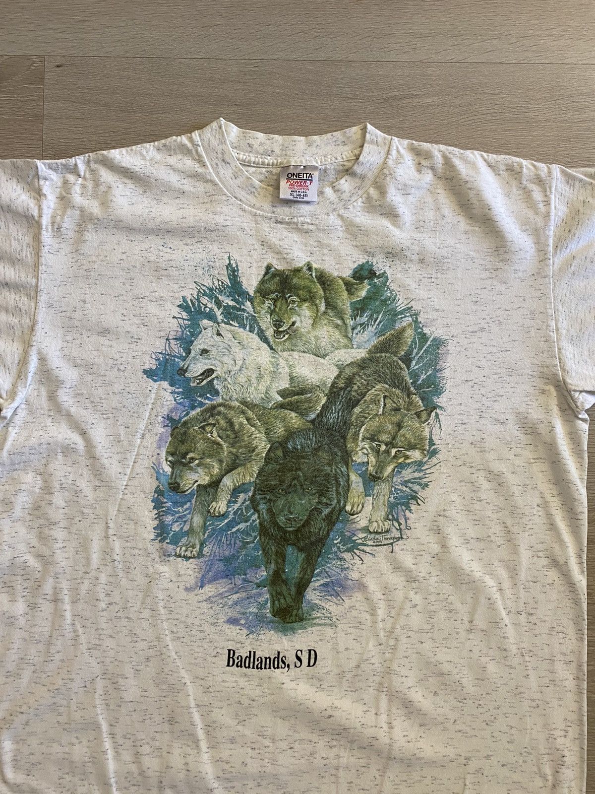 Vintage Vintage Wolf Single Stich Tee Size US XL / EU 56 / 4 - 3 Thumbnail