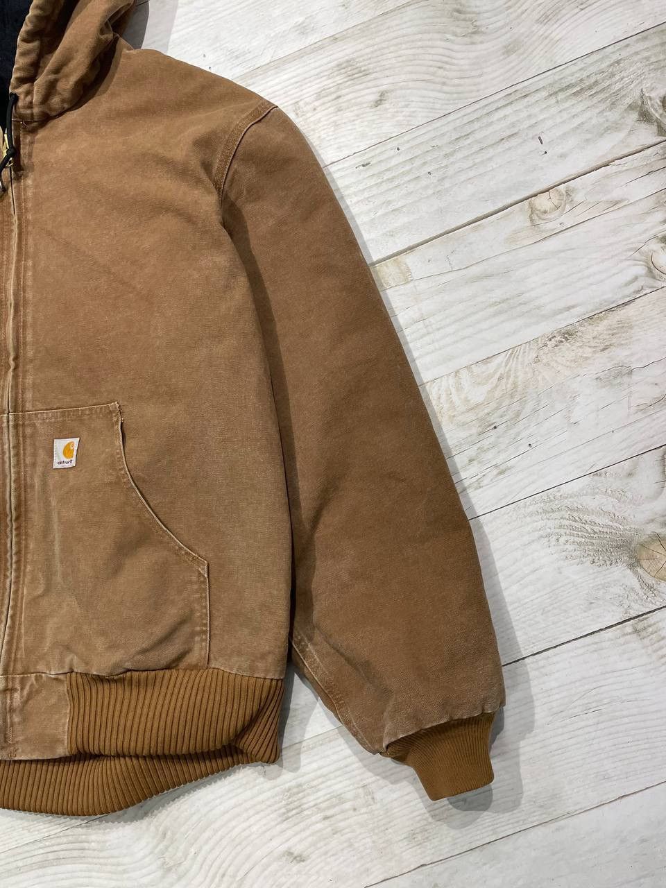 Carhartt Vintage Carhartt Active Jacket Faded Distressed Work Bomber Size US XXL / EU 58 / 5 - 4 Thumbnail