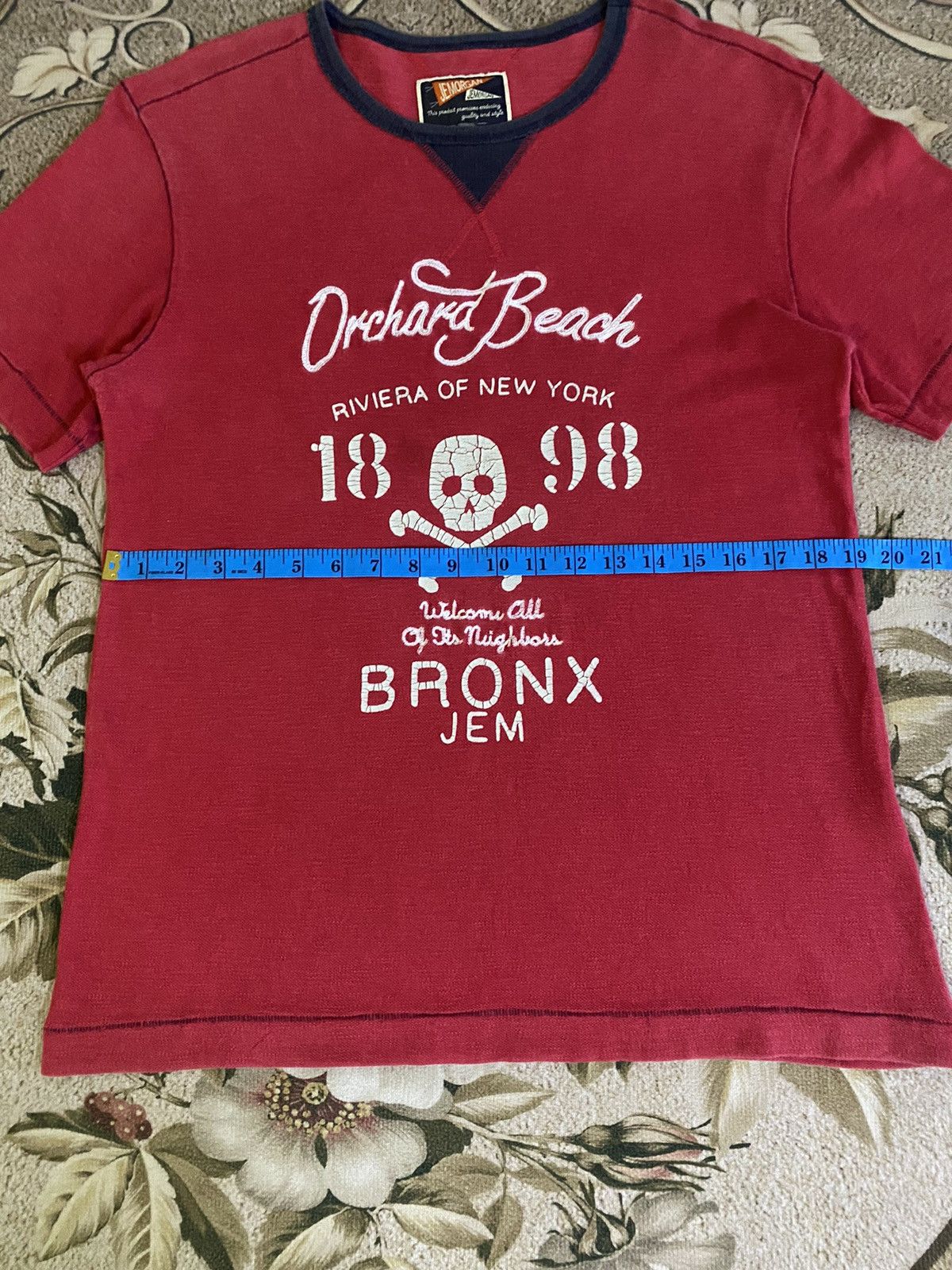 Japanese Brand JEMORGAN Spell Out Skull Design Style Size US M / EU 48-50 / 2 - 10 Thumbnail