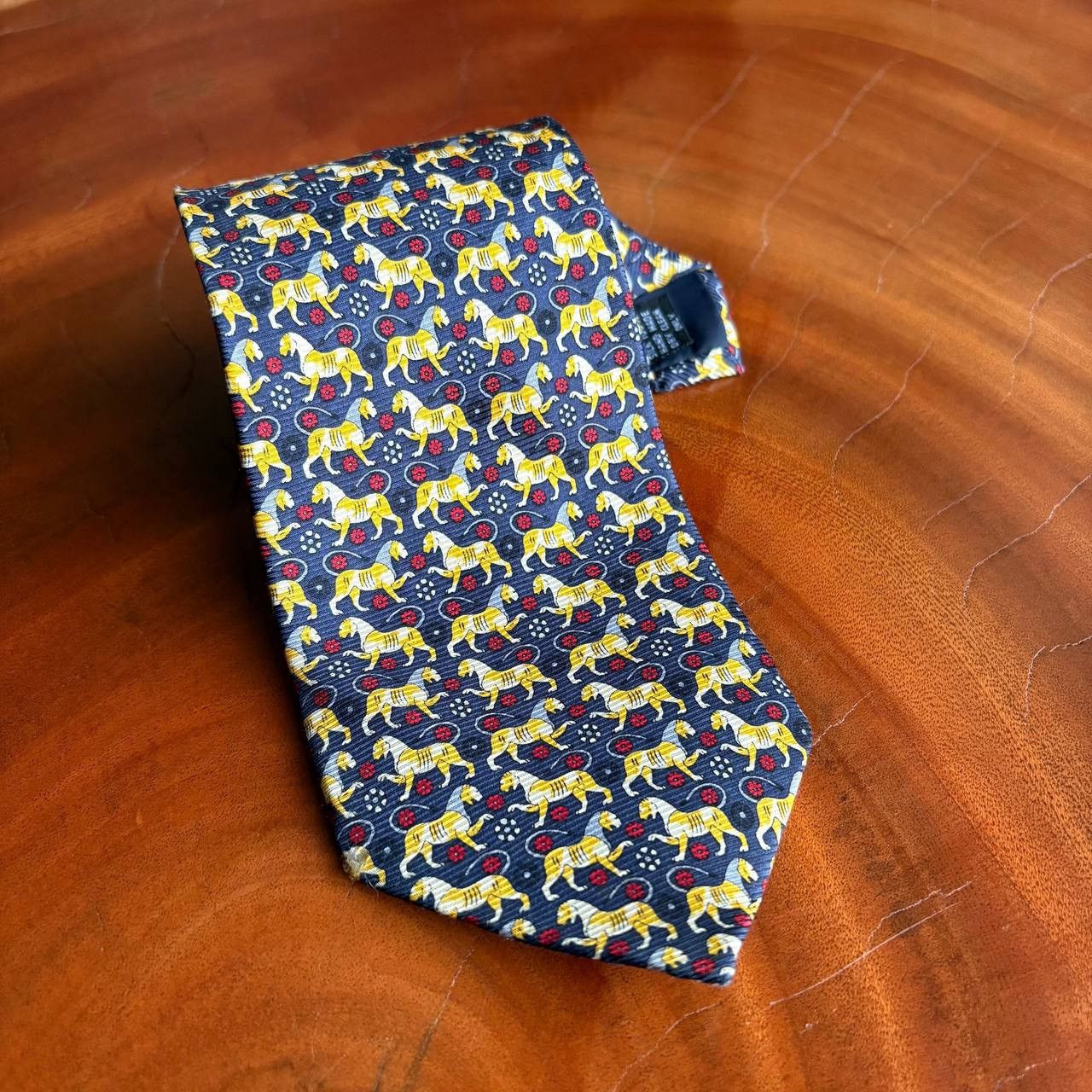 Jean Paul Gaultier Vintage Jean Paul Gaultier Girbaud Horse Pattern Neck Tie Size ONE SIZE - 1 Thumbnail