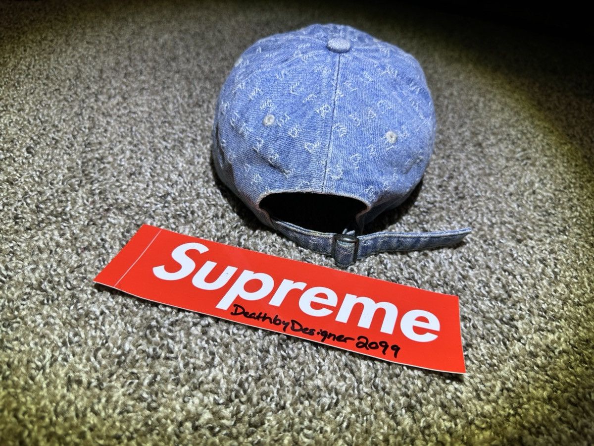 Supreme Supreme Monogram Denim 6-panel Size ONE SIZE - 4 Thumbnail