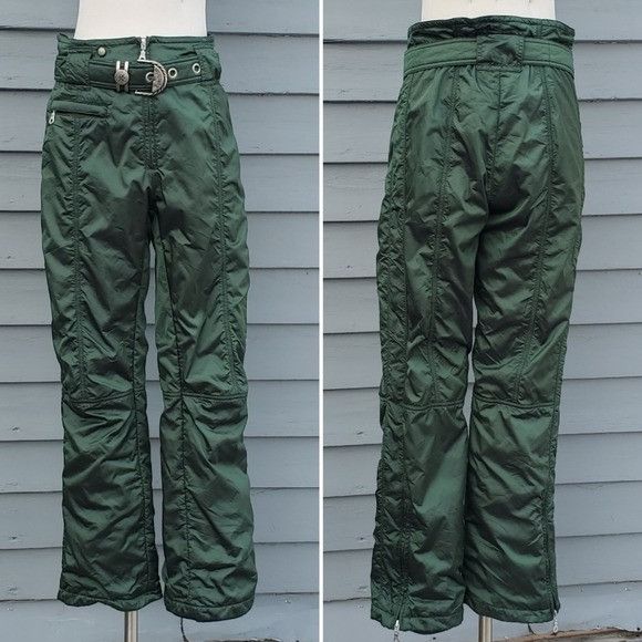 Vintage Vintage 90s y2k Sportalm Kitzbuhel Green Ski Pants and Winte Size M / US 6-8 / IT 42-44 - 7 Thumbnail