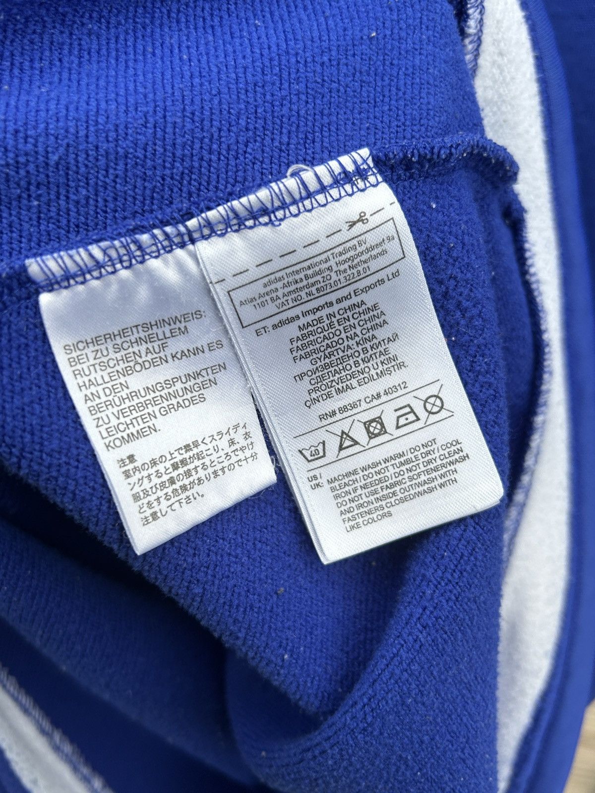 Adidas Chelsea Adidas 2015/16 Soccer Football Tracksuit Top Size US XS / EU 42 / 0 - 8 Thumbnail