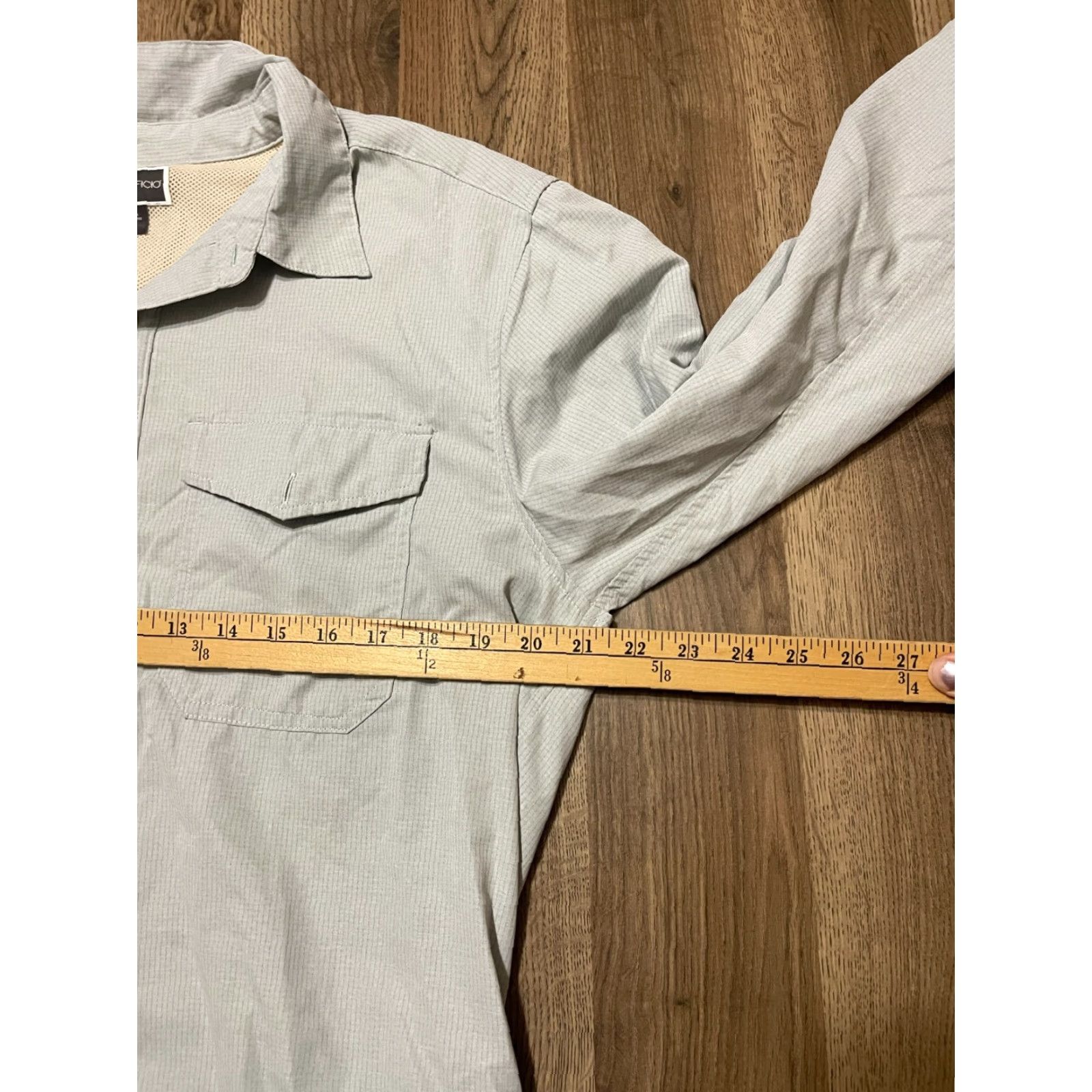 ExOfficio ExOfficio Shirt Mens Large Gray Button Up Long Sleeve Size US L / EU 52-54 / 3 - 5 Thumbnail
