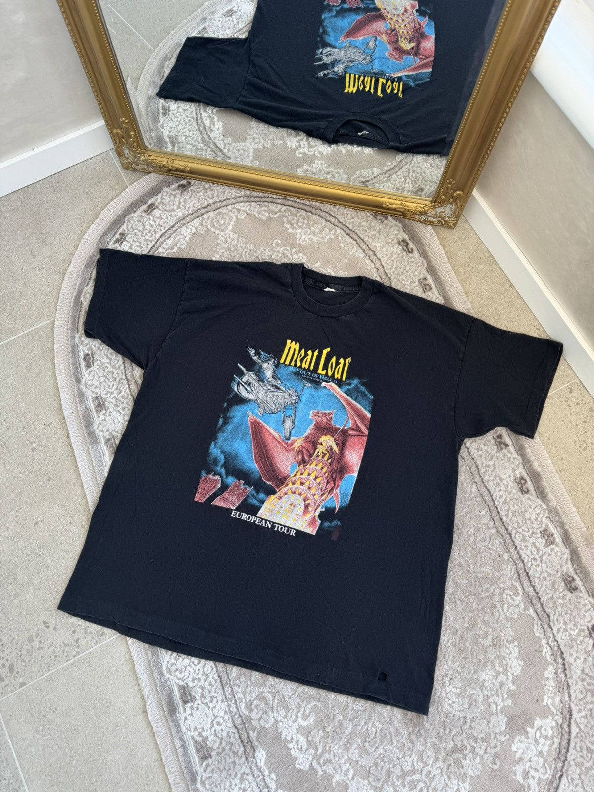 Vintage Vintage 1994 Meat Loaf T Shirt - Tour Concert Vtg Band Tee Size US XL / EU 56 / 4 - 2 Thumbnail