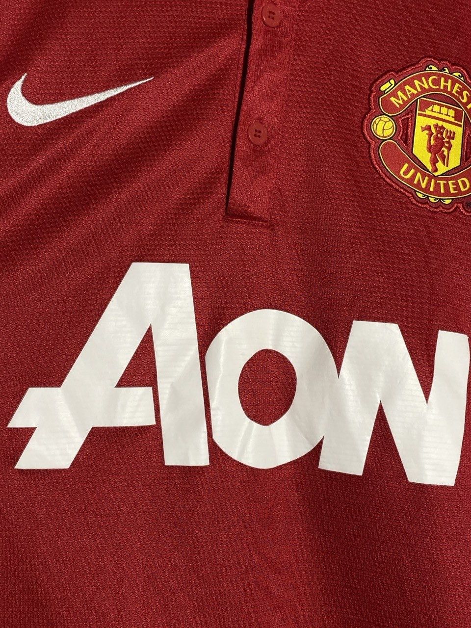 Nike Nike Manchester United 2013/14 Home Soccer Jersey Size US S / EU 44-46 / 1 - 6 Thumbnail