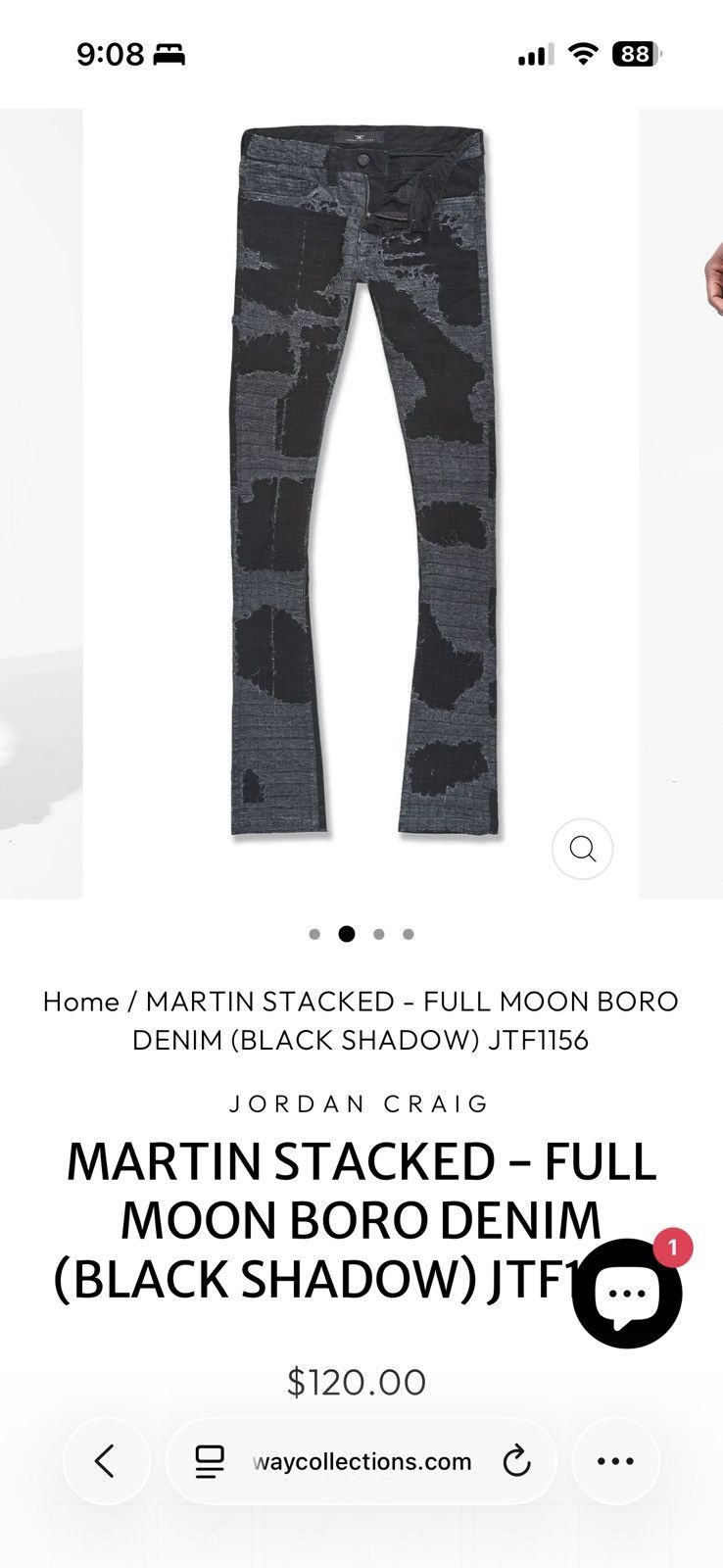 Jordan Craig Jordan craig stacked jeans Size US 34 / EU 50 - 2 Thumbnail