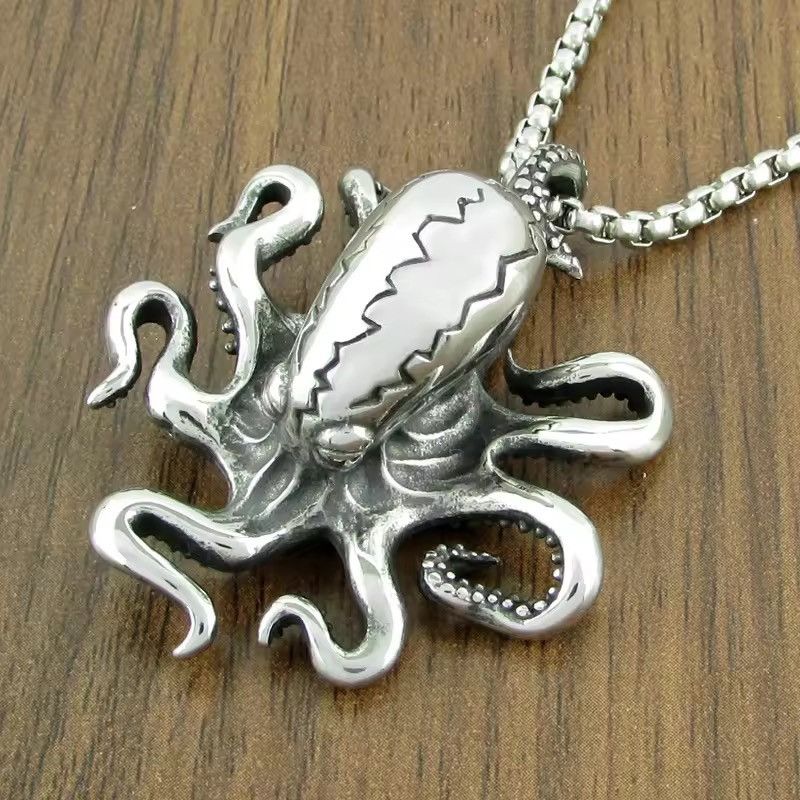 Jewelry Octopus Pendant Necklace Size ONE SIZE - 5 Thumbnail