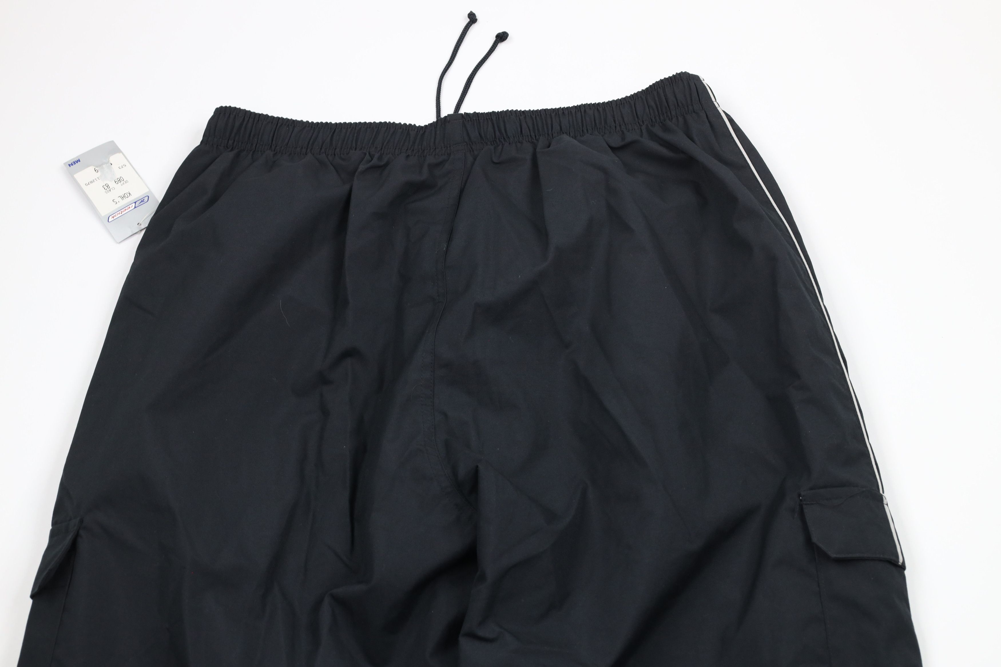 Reebok × Vintage Deadstock Vintage Y2K 2000 Reebok Wide Leg Cargo Pants Black Size US 38 / EU 54 - 13 Thumbnail