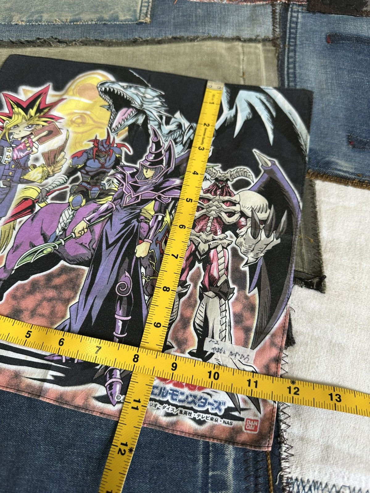 Vintage Yu Gi Oh Anime Handkerchief Size ONE SIZE - 4 Thumbnail